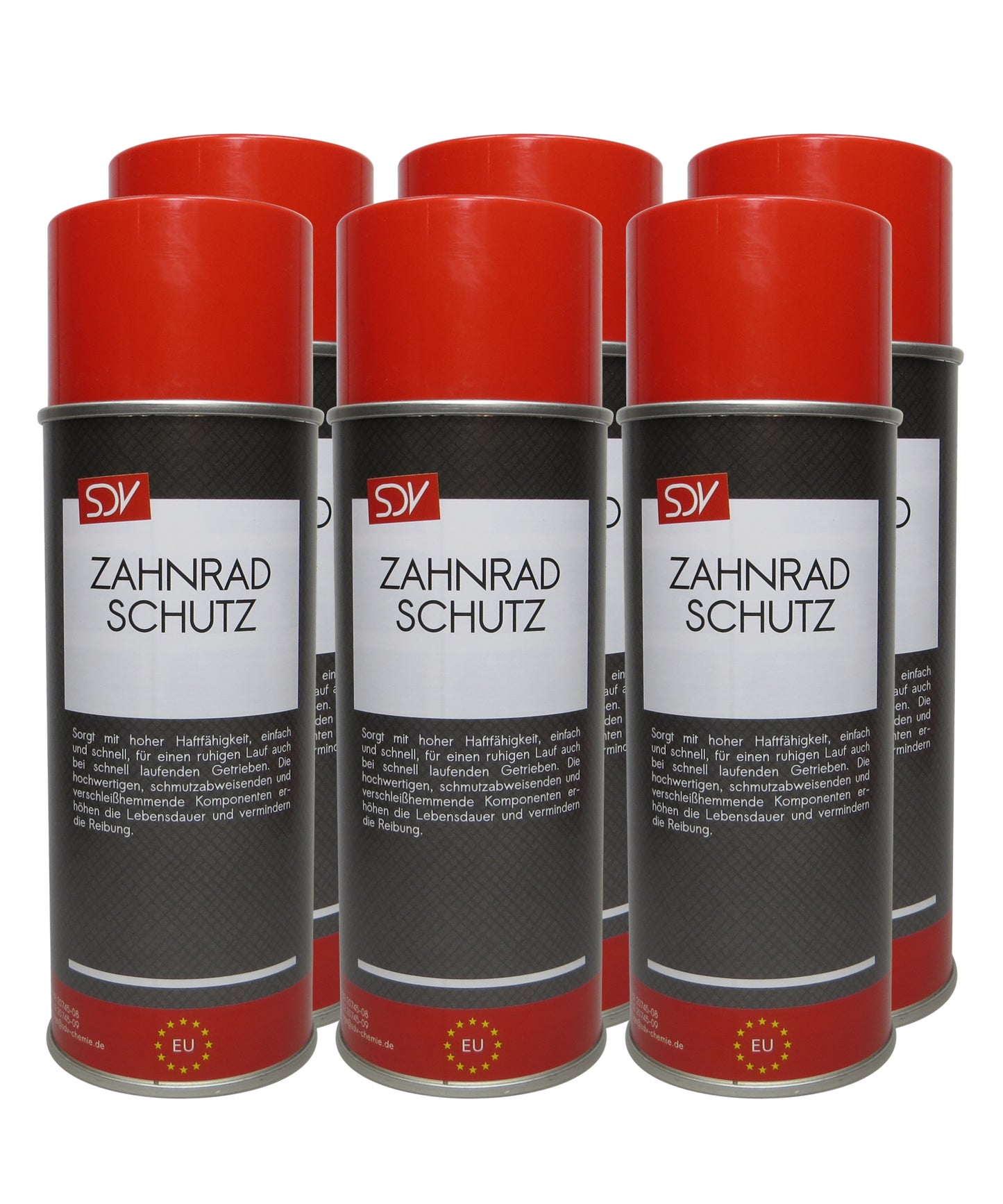 Zahnradschutz 6x 400ml Zahnrad Ketten Spray Zahnradschmierstoff