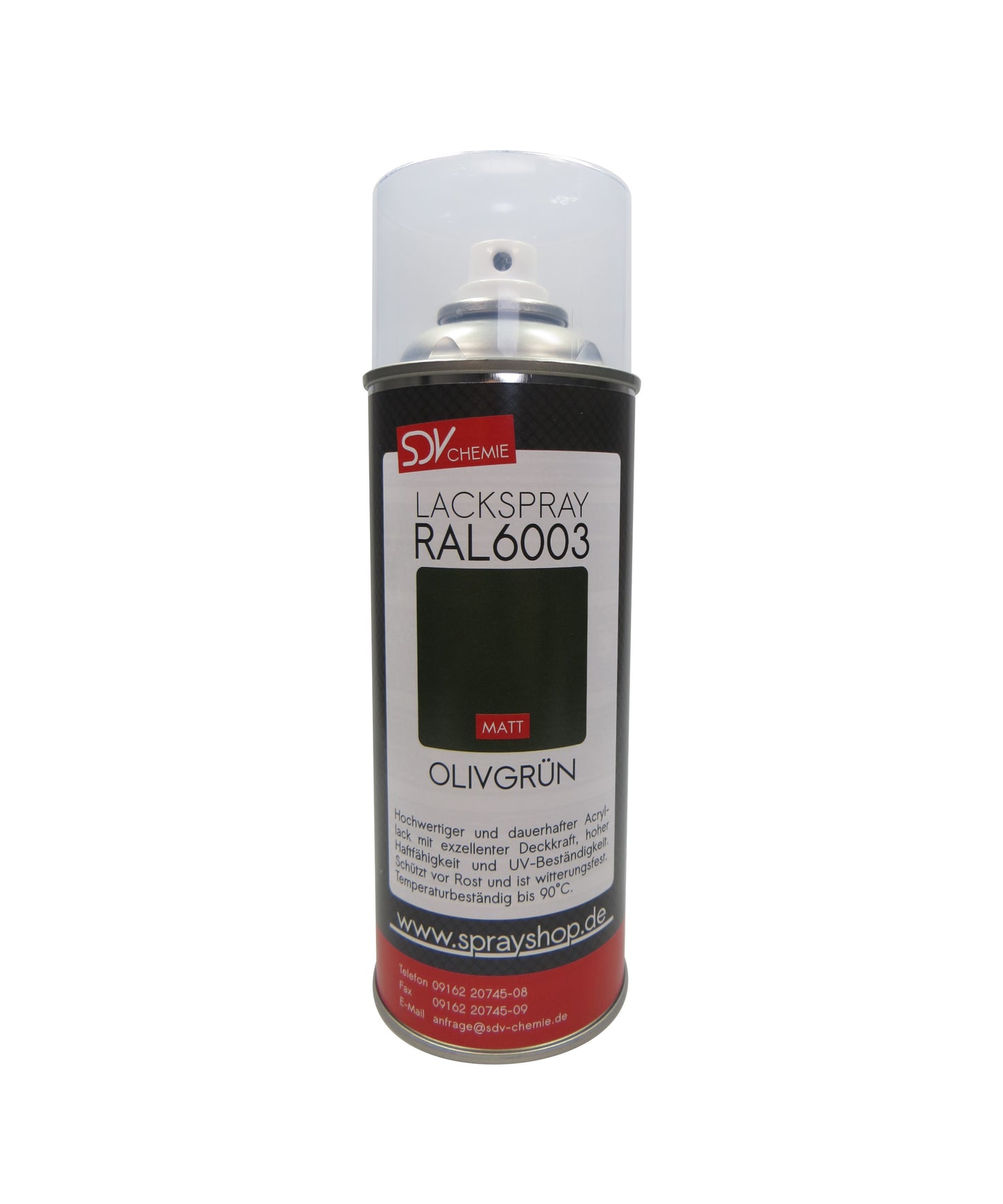 Lackspray RAL 6003 OLIVGRÜN matt 1x 400ml grün Acryllack