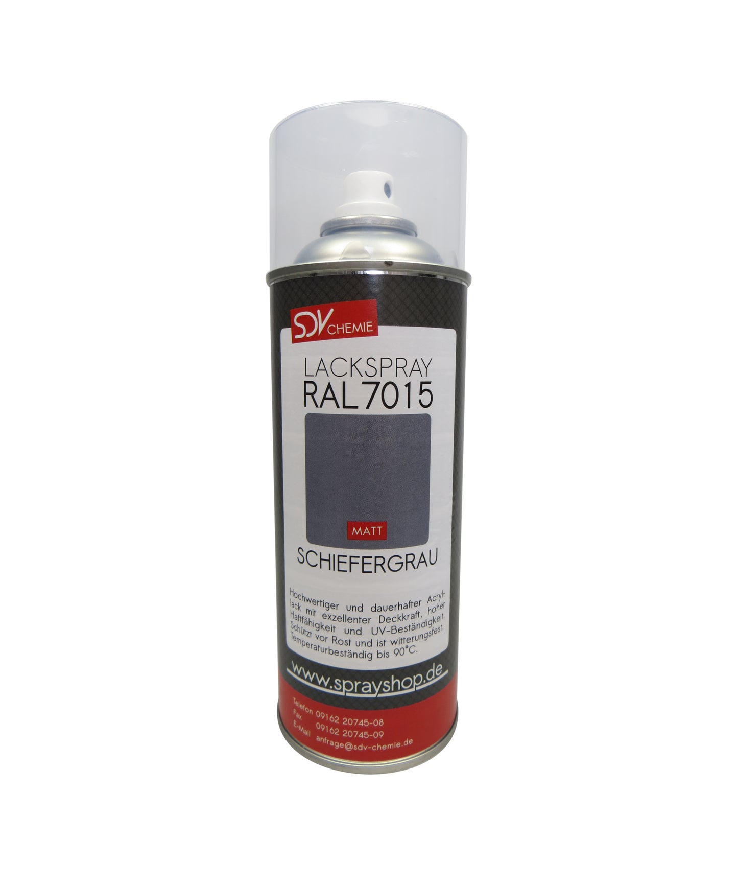Lackspray RAL 7015 SCHIEFERGRAU matt 1x 400ml grau Acryllack