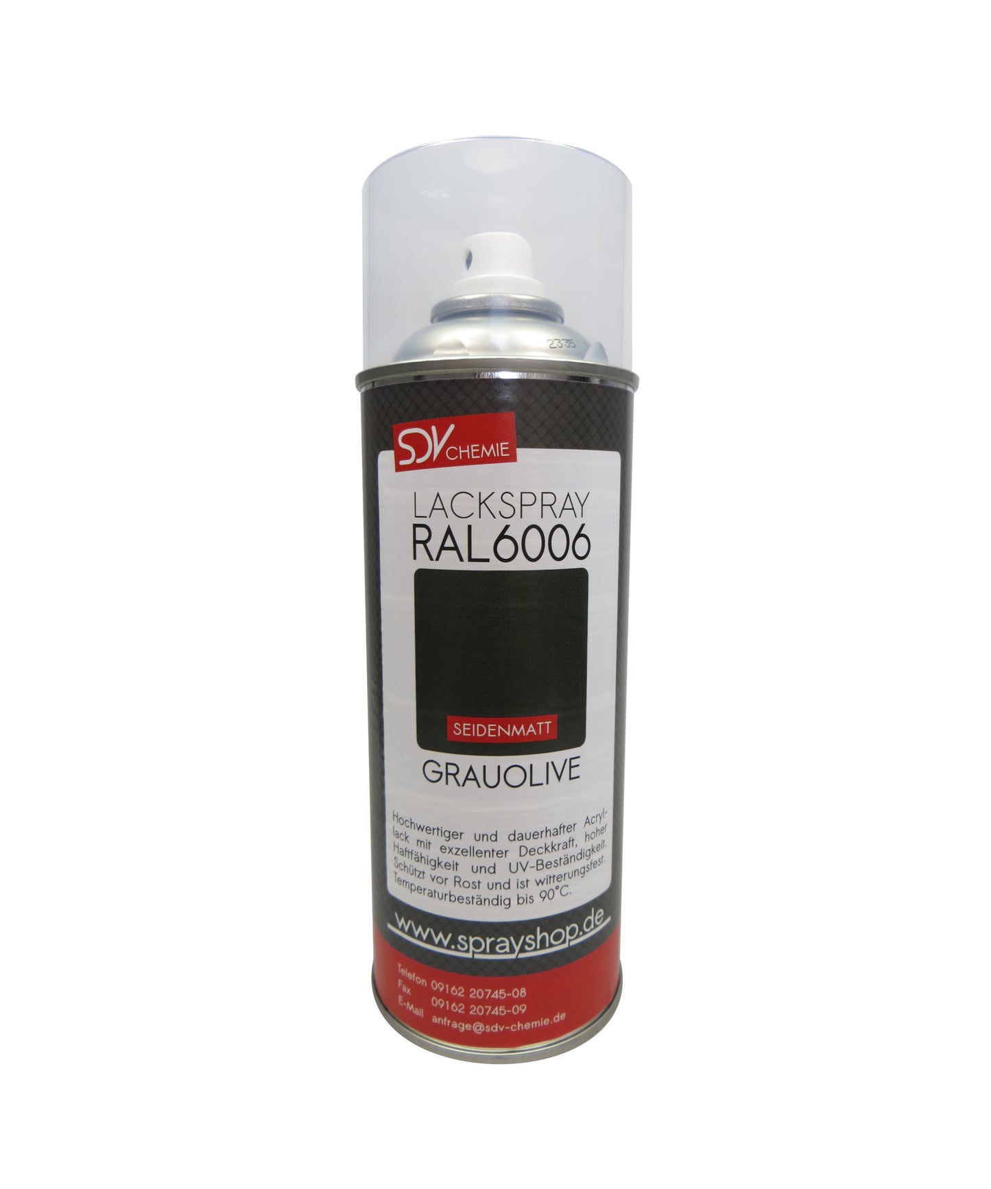 Lackspray RAL 6006 GRAUOLIVE seidenmatt 1x 400ml Acryllack