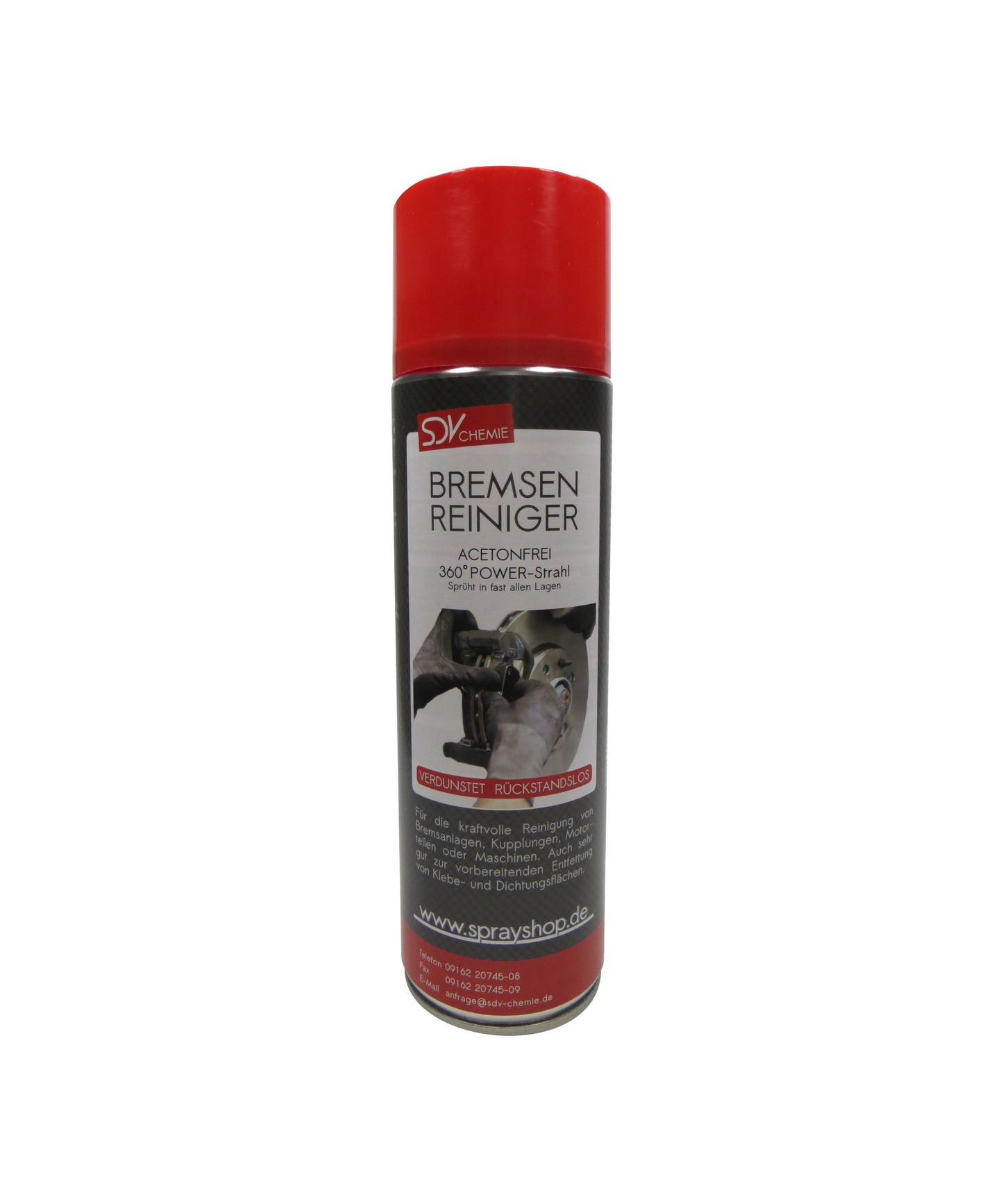 Bremsenreiniger Spray 1x 500ml POWER Brake Cleaner 360° Ventil