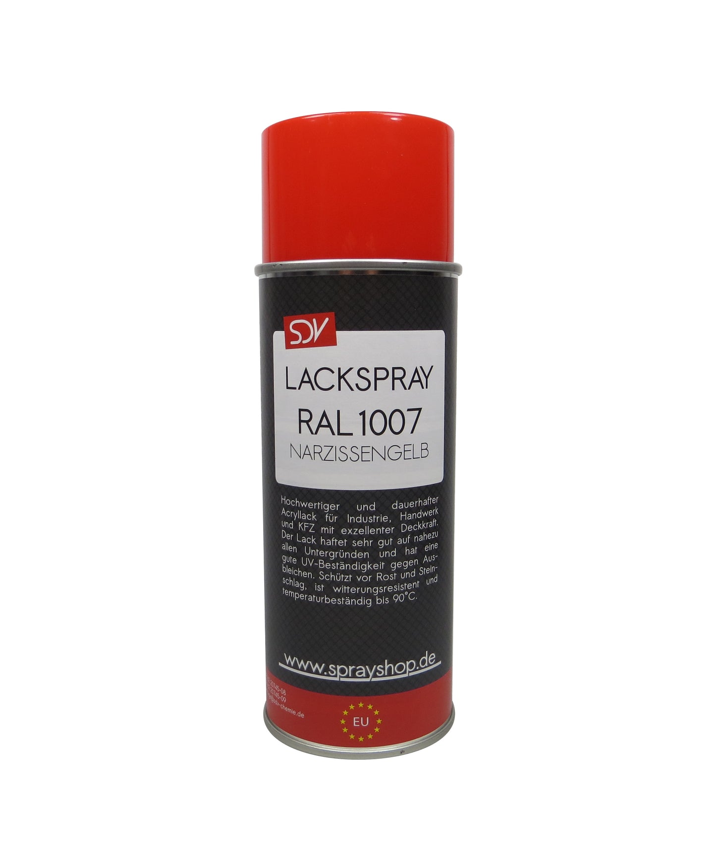 Lackspray RAL 1007 NARZISSENGELB glänzend 1x 400ml Acryllack