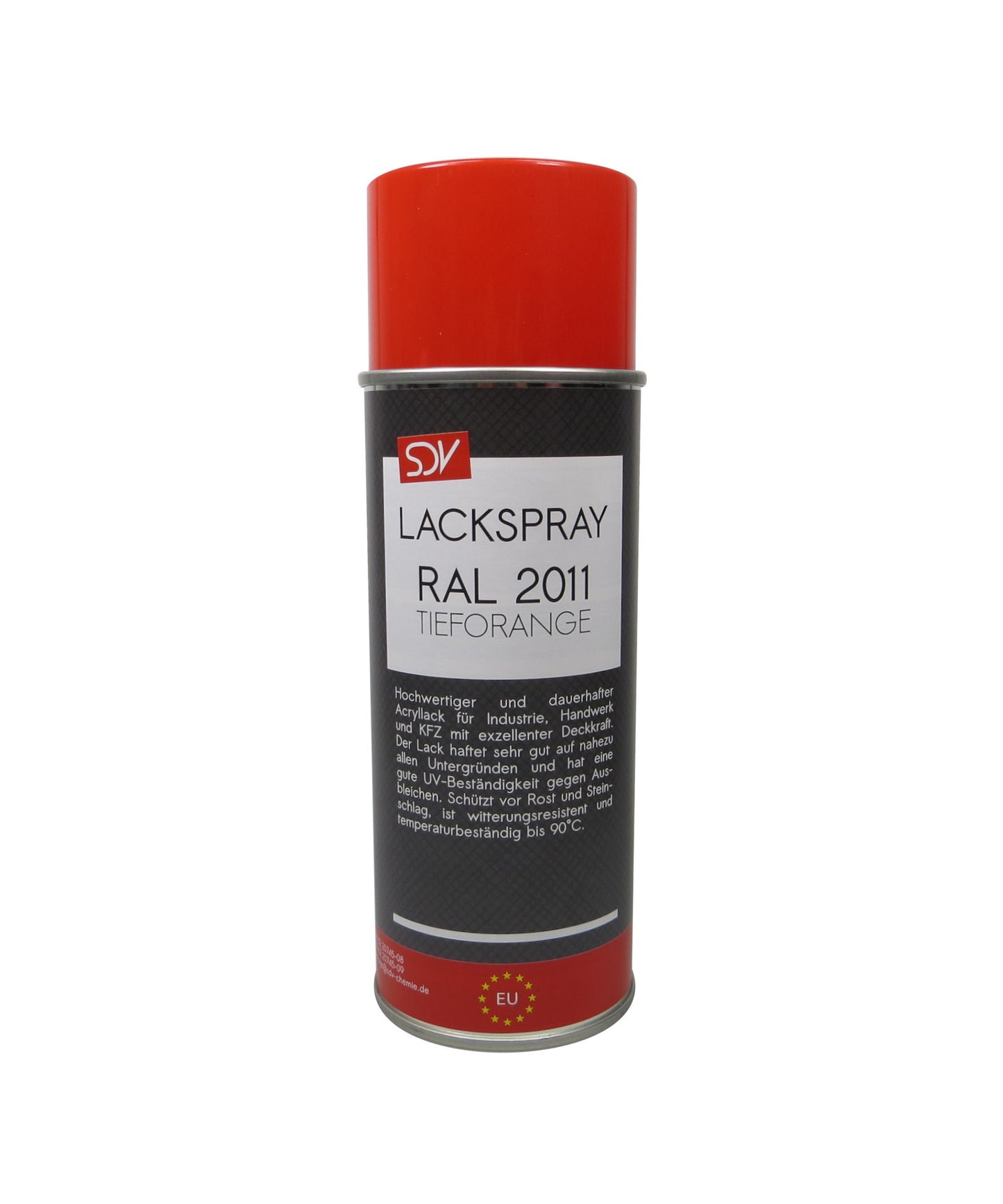 Lackspray RAL 2011 TIEFORANGE glänzend 1x 400ml Acryllack