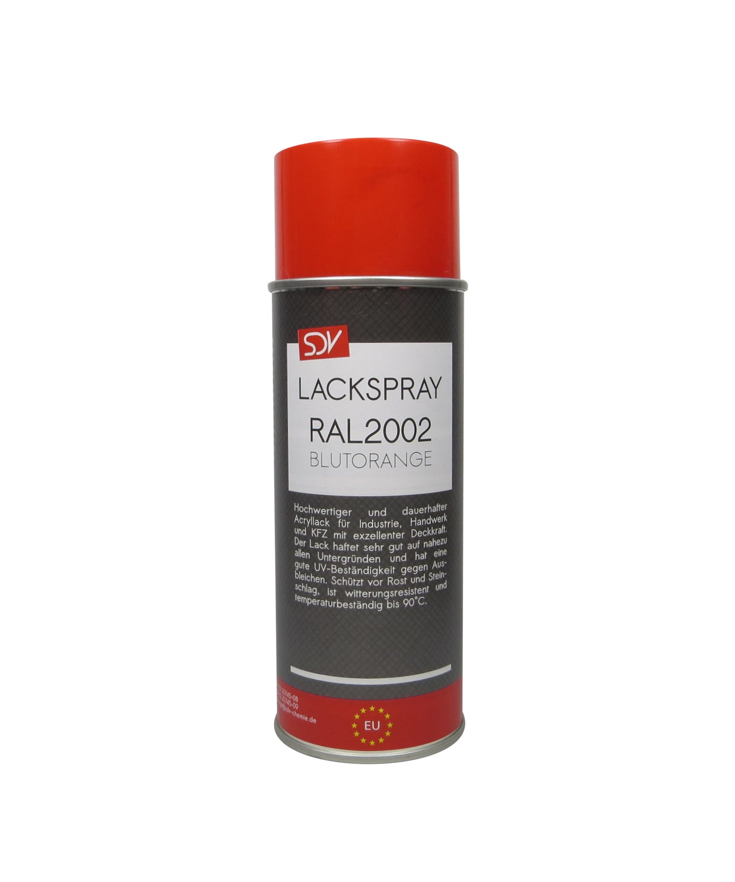 Lackspray RAL 2002 BLUTORANGE glänzend 1x 400ml Acryllack