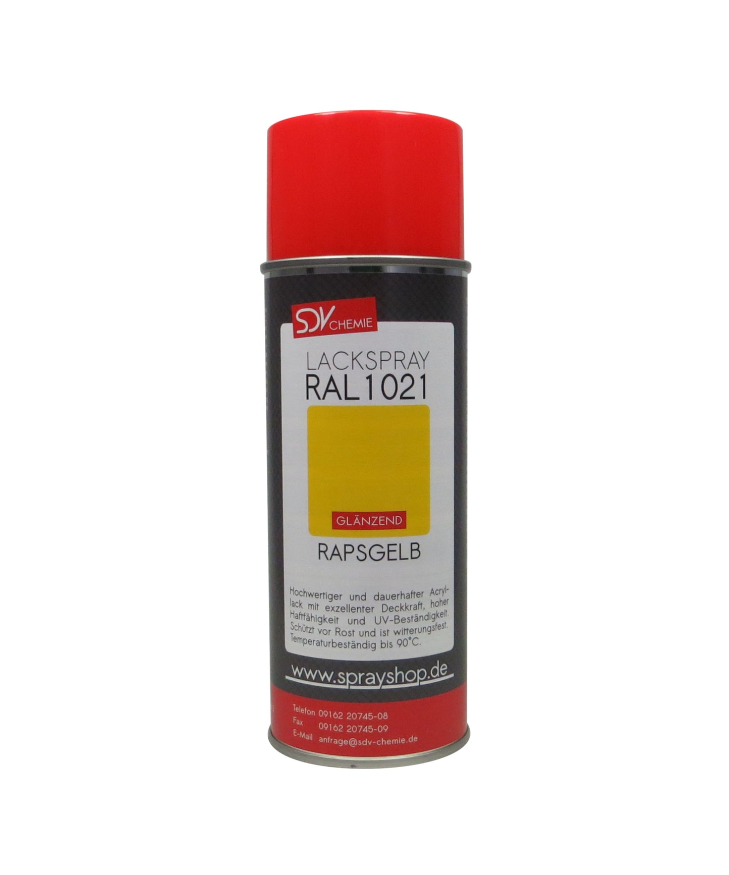 Lackspray RAL 1021 RAPSGELB glänzend 1x 400ml Acryllack