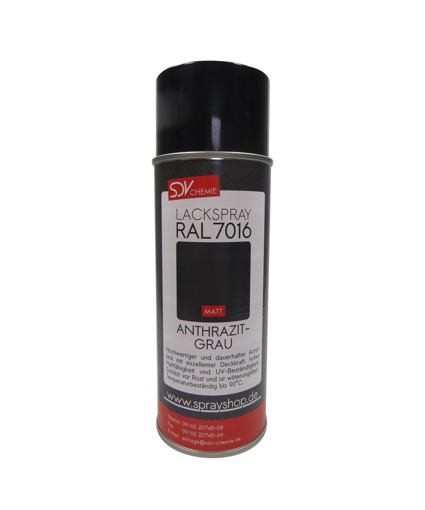 Lackspray RAL 7016 ANTHRAZITGRAU matt 1x 400ml grau Acryllack