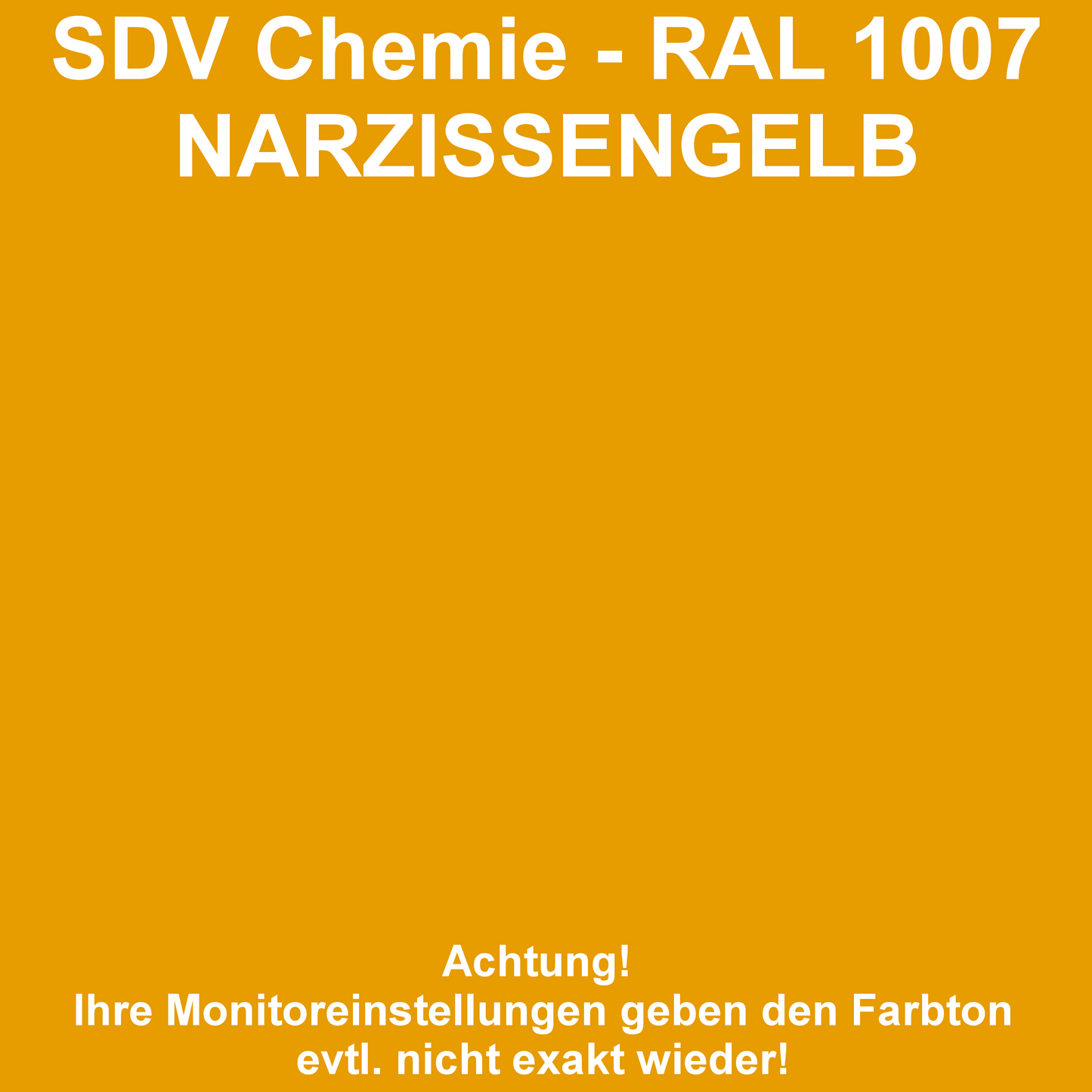 Lackspray RAL 1007 NARZISSENGELB glänzend 12x 400ml Acryllack