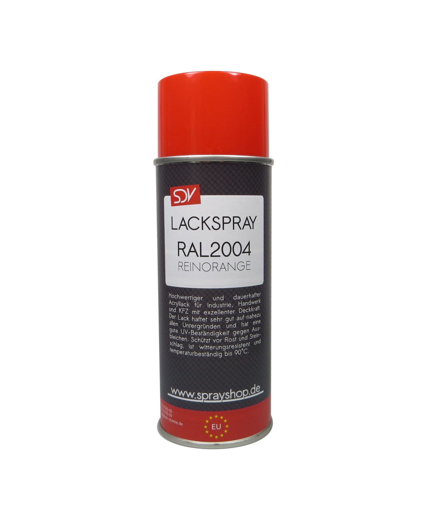 Lackspray RAL 2004 REINORANGE glänzend 1x 400ml Acryllack