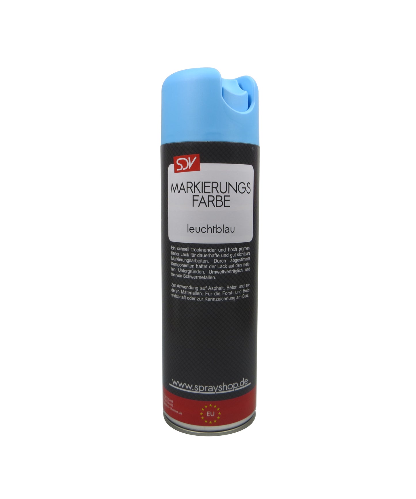 Markierungsfarbe leuchtblau 1x 500ml Markierspray Markierungsspray