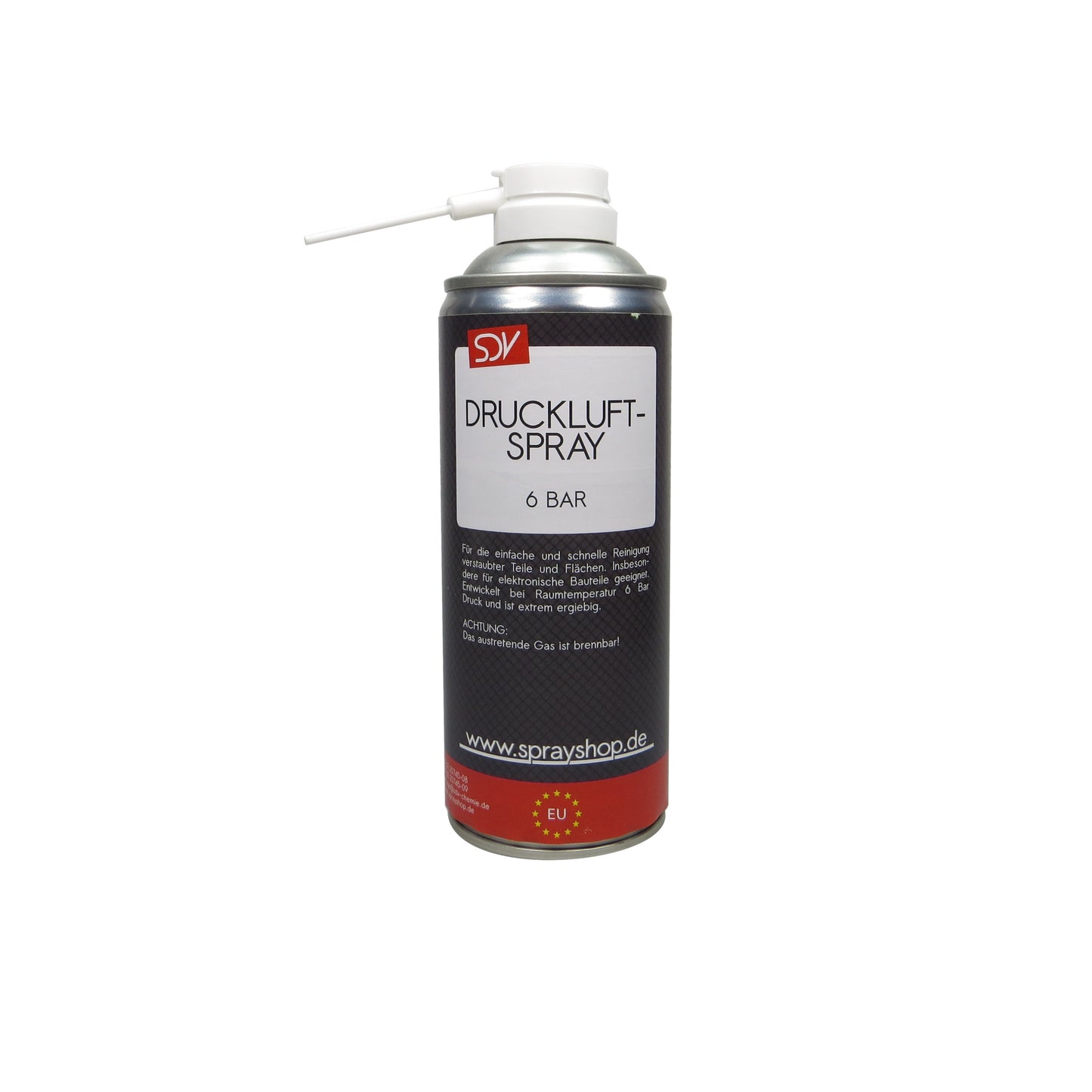 Druckluftspray 1x 400ml Air Duster Druckluftreiniger