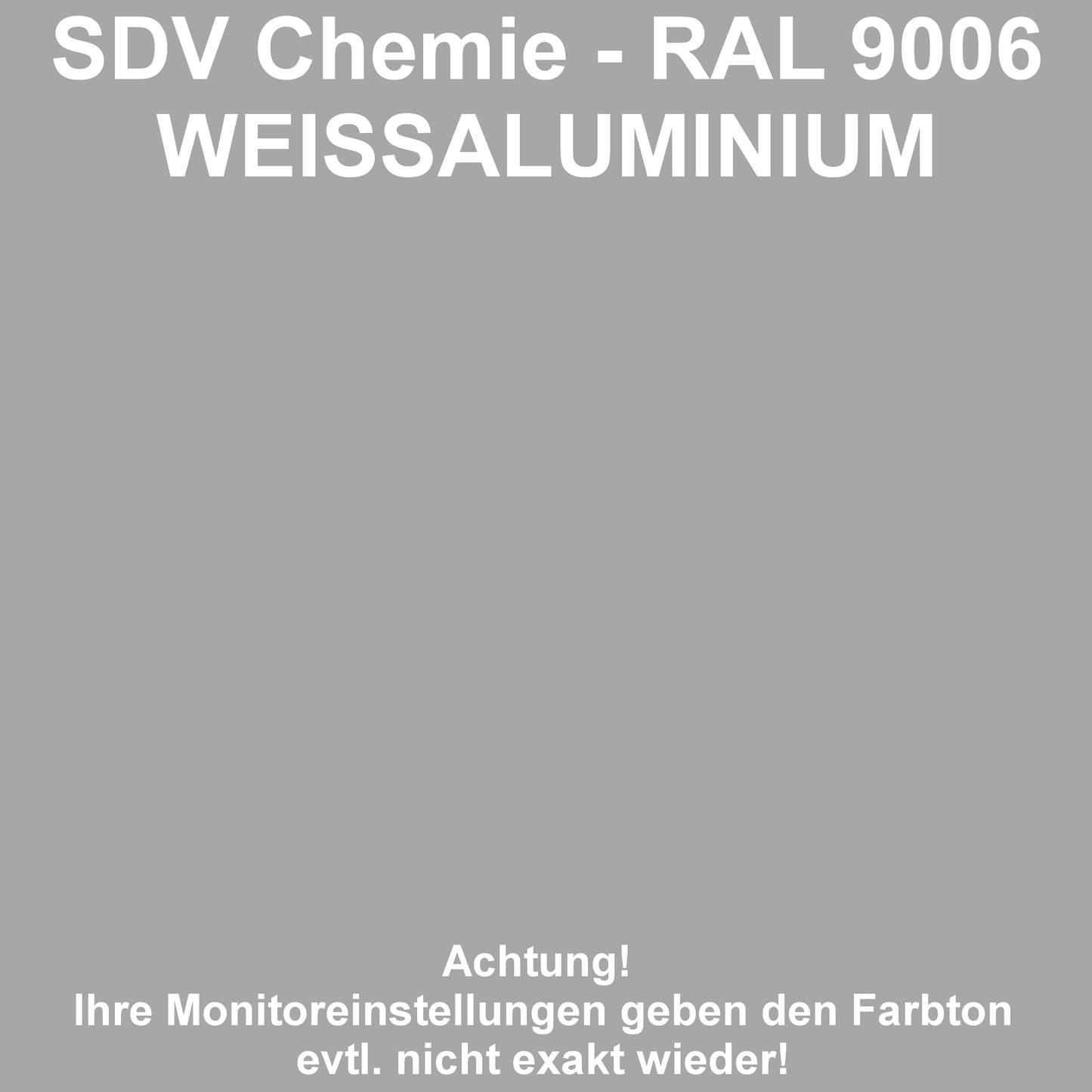 Lackspray RAL 9006 WEISSALUMINIUM glänzend 1x 400ml Acryllack