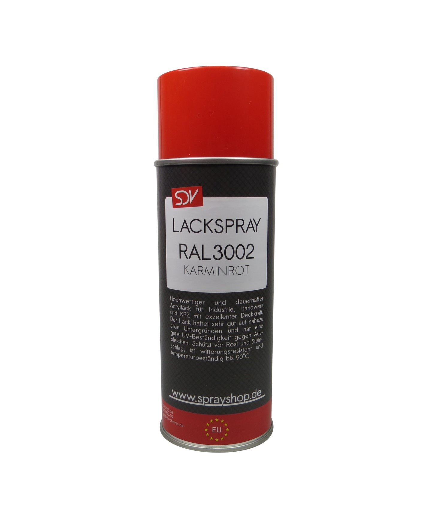 Lackspray RAL 3002 KARMINROT glänzend 1x 400ml Acryllack