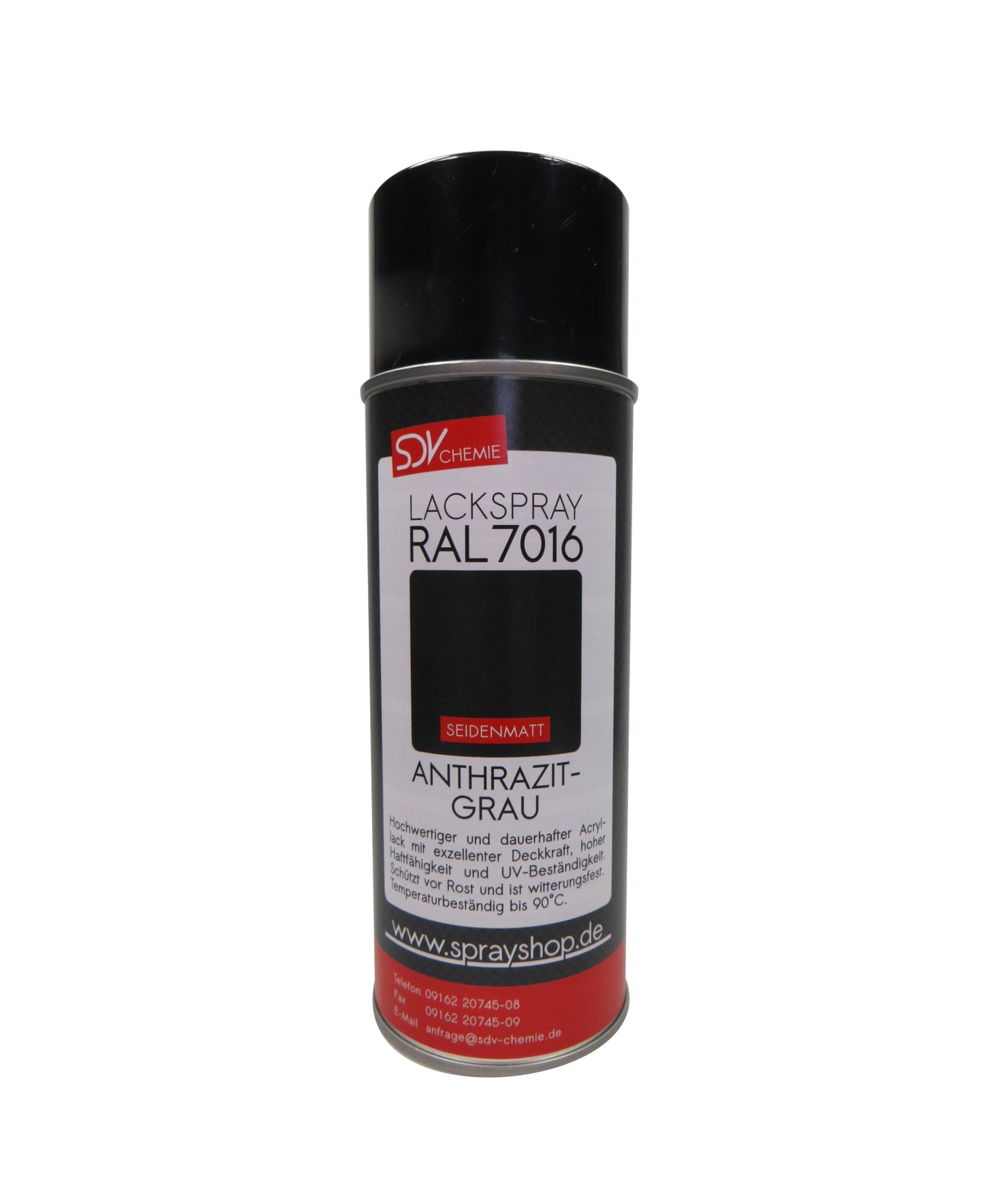 Lackspray RAL 7016 ANTHRAZITGRAU seidenmatt 1x 400ml grau Acryllack