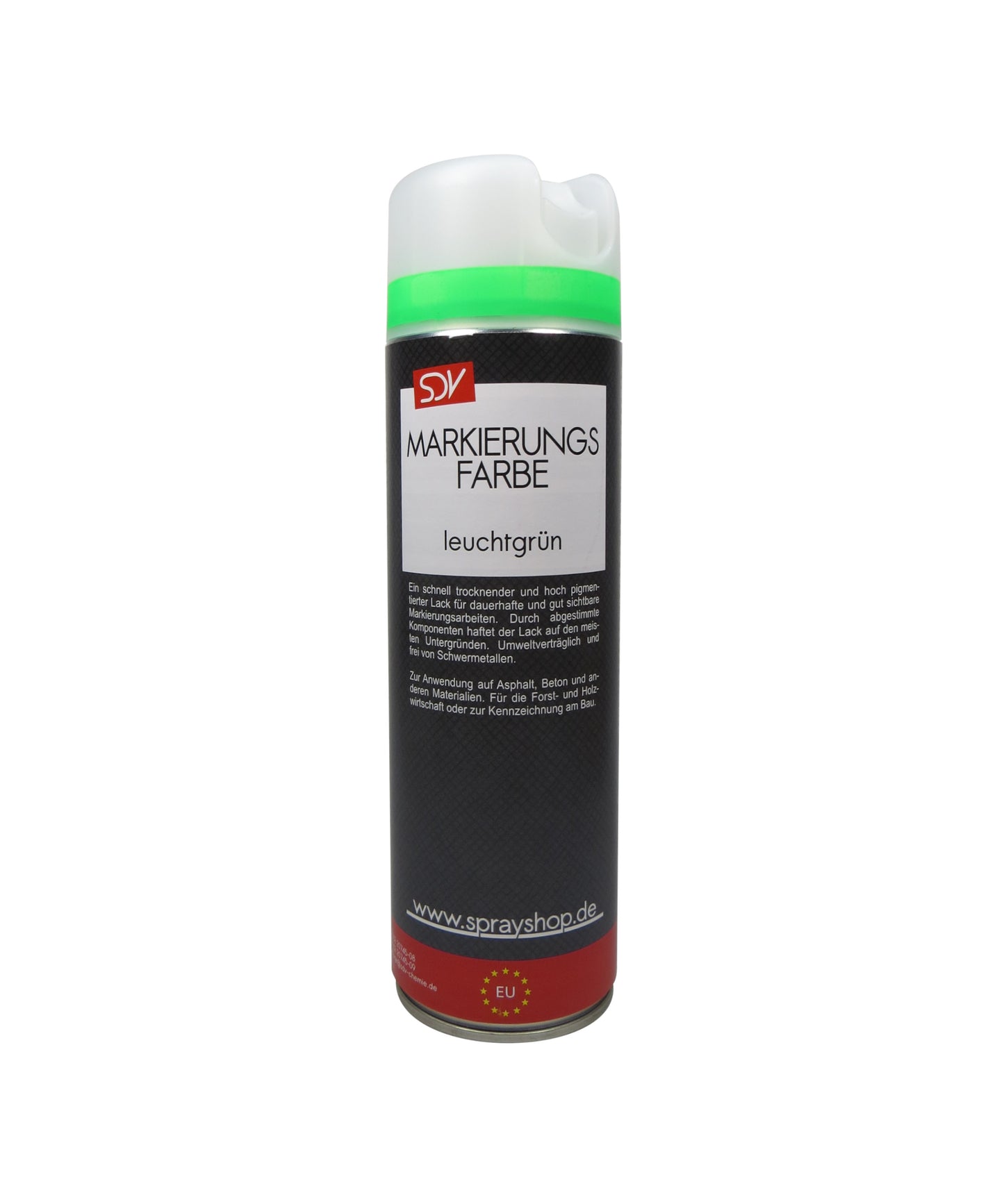 Markierungsfarbe leuchtgrün 1x 500ml Markierspray Markierungsspray
