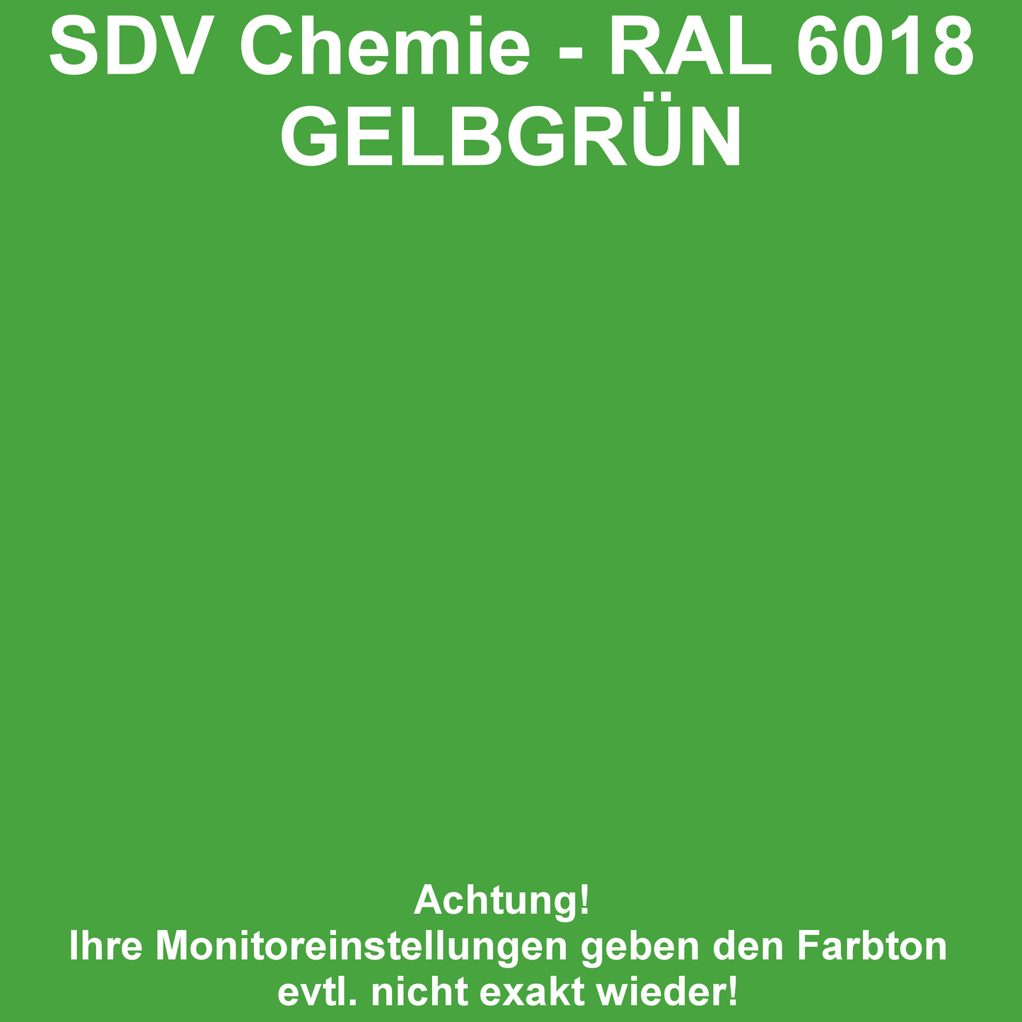 Lackspray RAL 6018 GELBGRÜN glänzend 6x 400ml Acryllack