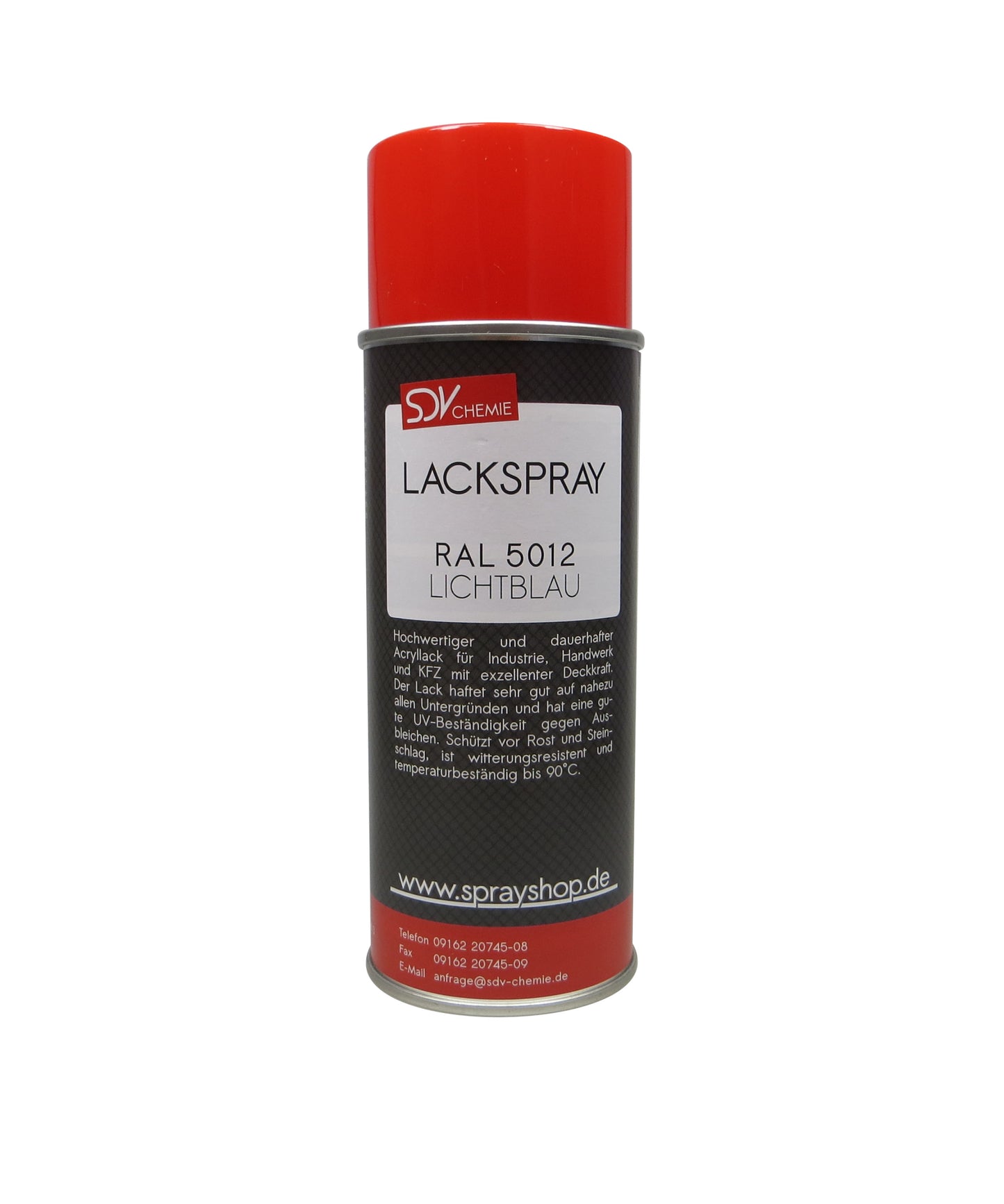 Lackspray RAL 5012 LICHTBLAU glänzend 1x 400ml Acryllack