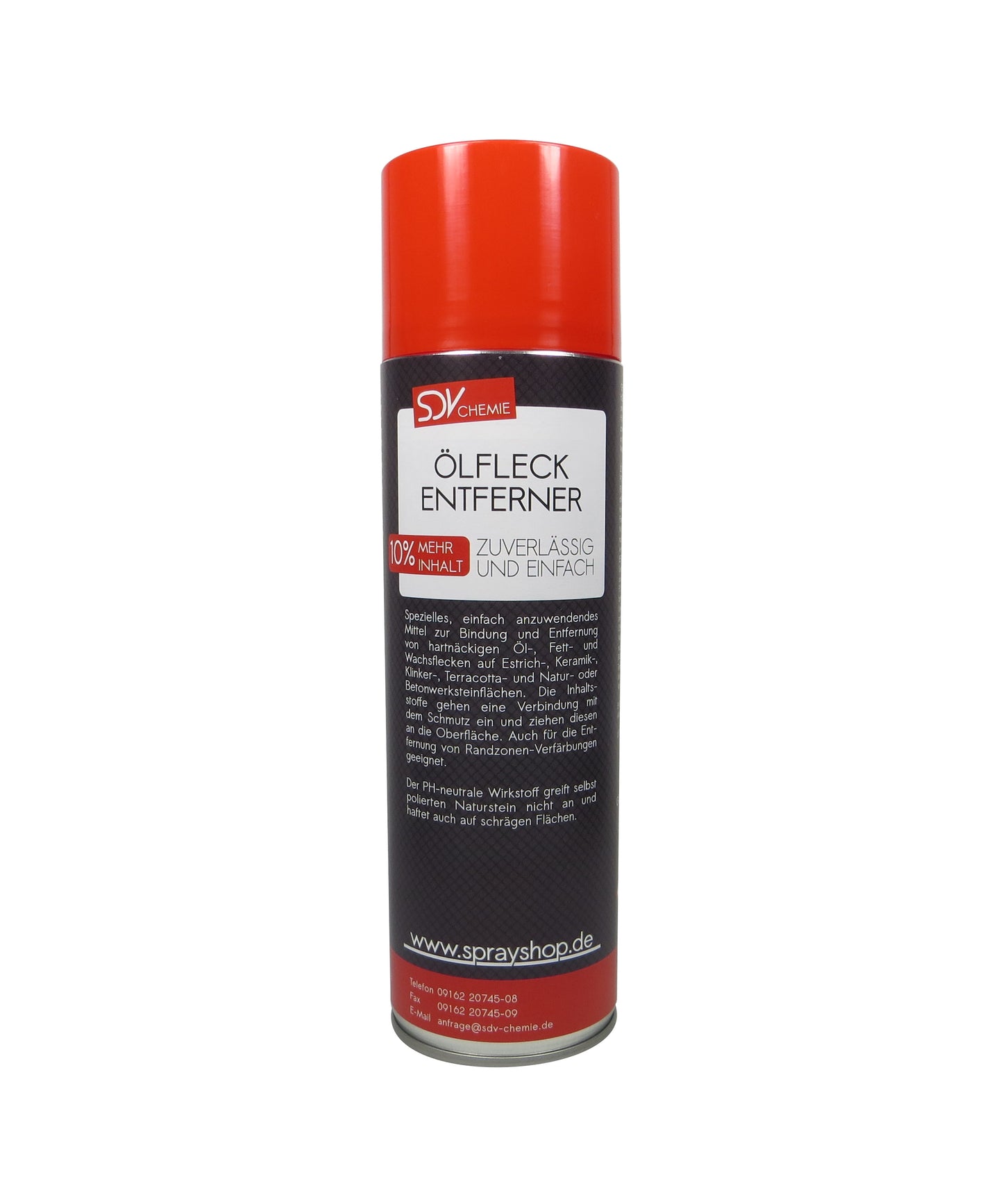 Ölfleckentferner Spray 1x 500ml +10% 550ml Öl Fett Ölfleck Reiniger
