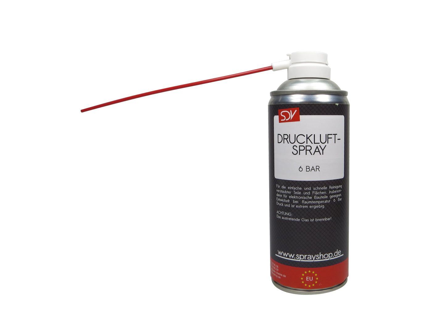 Druckluftspray 6x 400ml Air Duster Druckluftreiniger