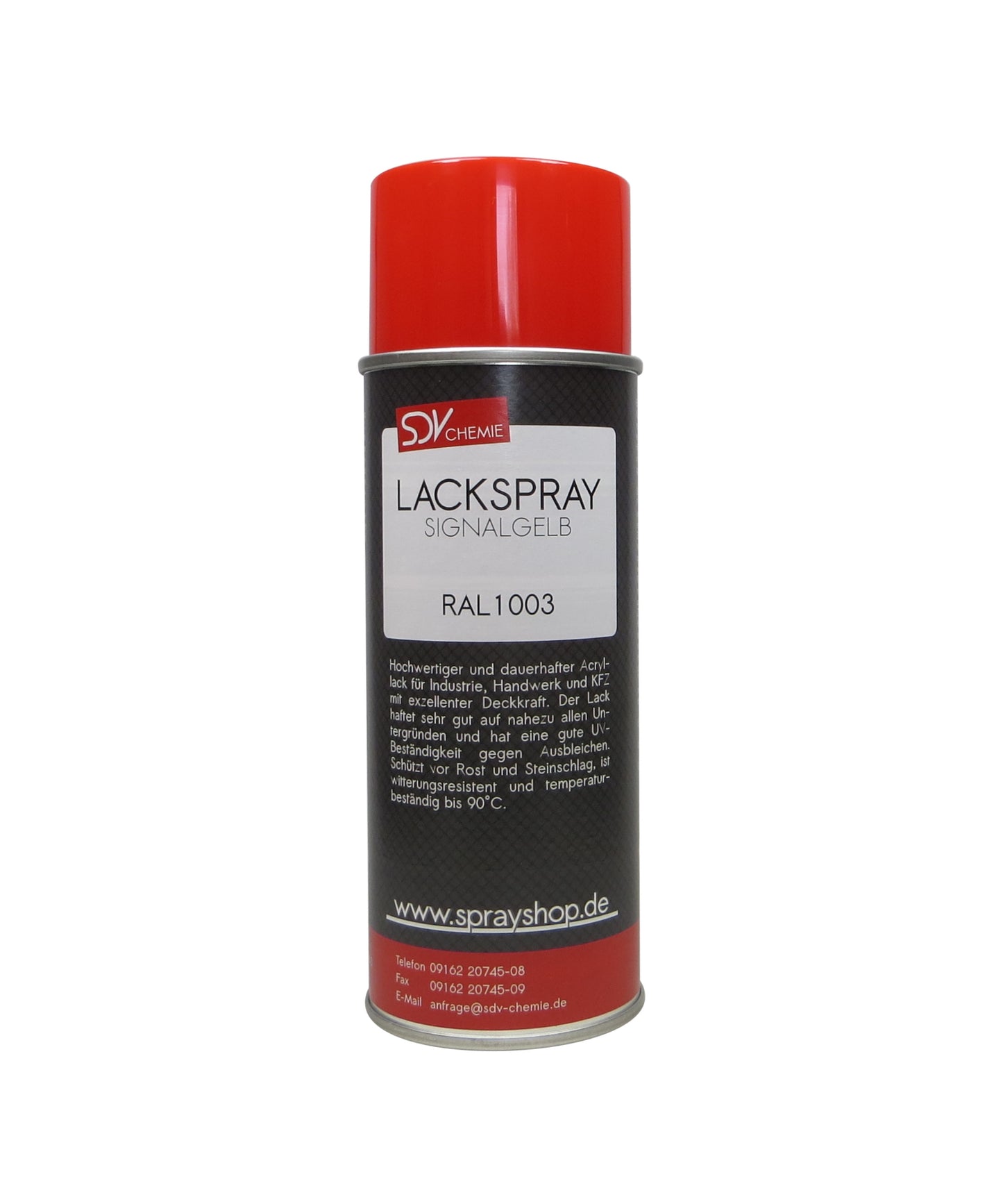 Lackspray RAL 1003 SIGNALGELB glänzend 1x 400ml Acryllack
