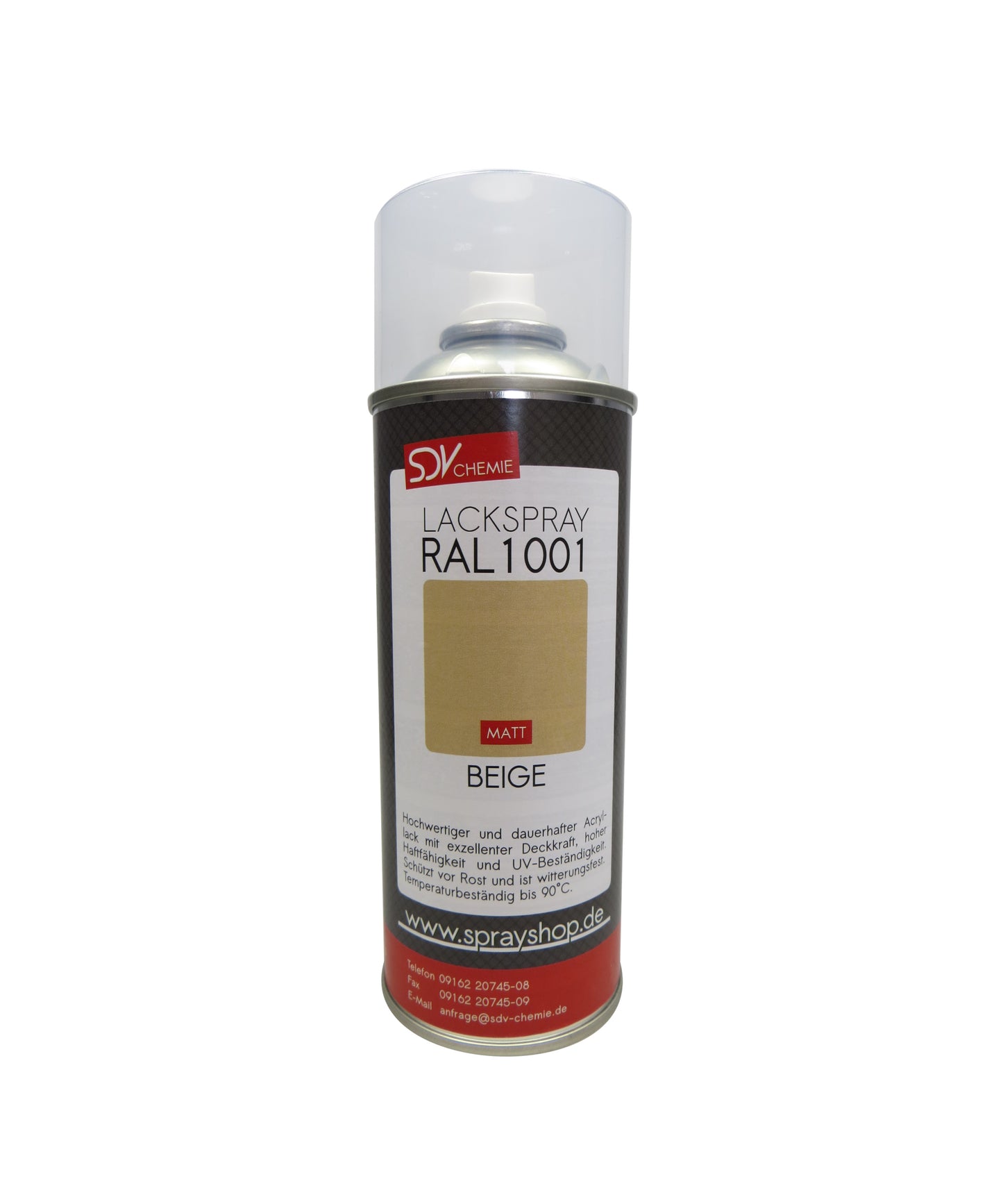 Lackspray RAL 1001 BEIGE matt 1x 400ml Acryllack