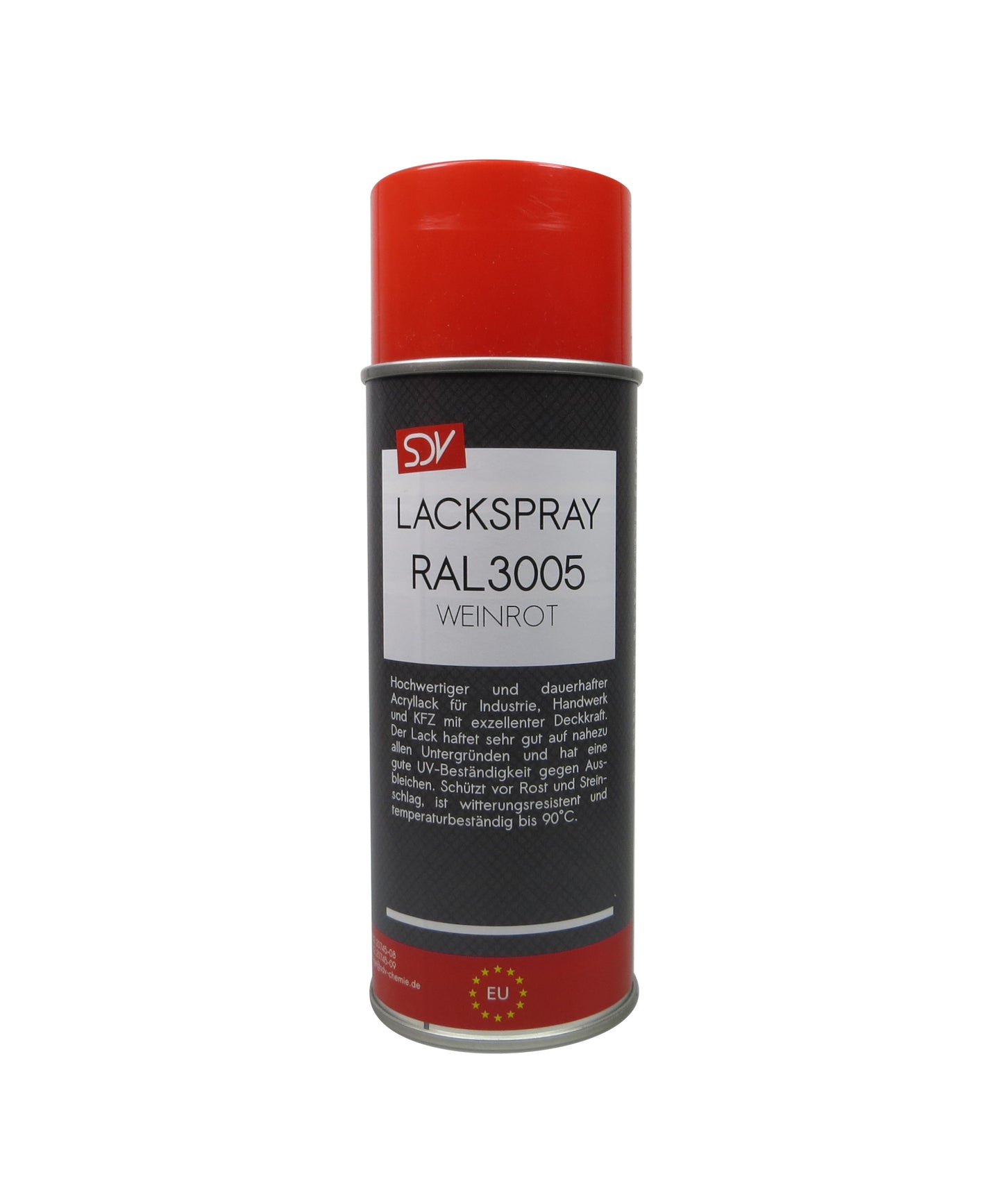 Lackspray RAL 3005 WEINROT glänzend 1x 400ml Acryllack