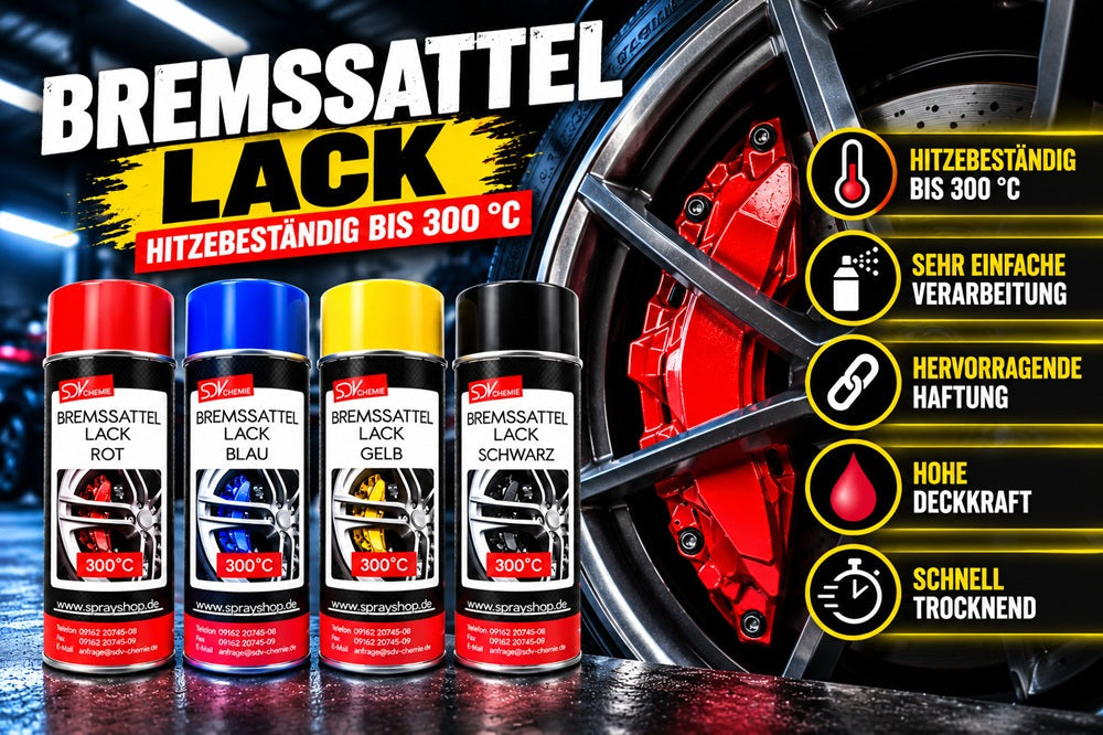 Bremssattellack – Hitzebeständig bis 300 °C