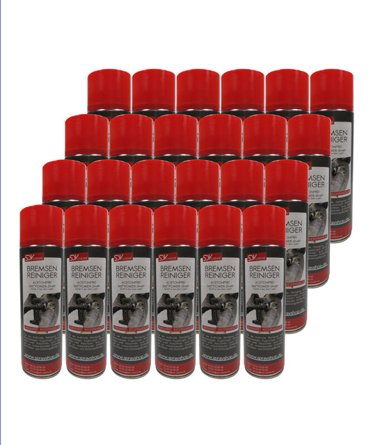 Bremsenreiniger Spray 24x 500ml POWER Brake Cleaner 360° Ventil