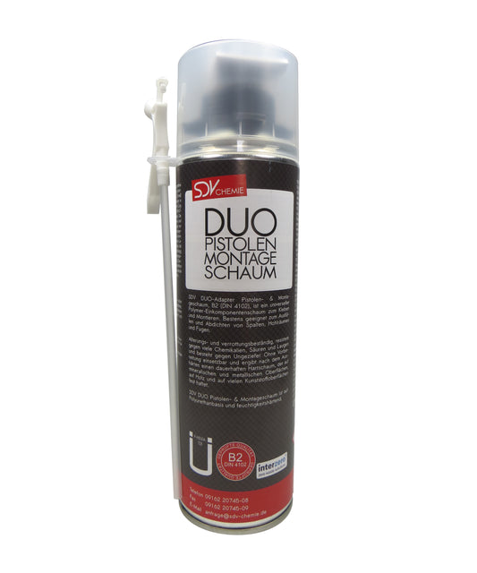 DUO Pistolen Montage Schaum B2 1x 500ml 2-in-1-System Bauschaum