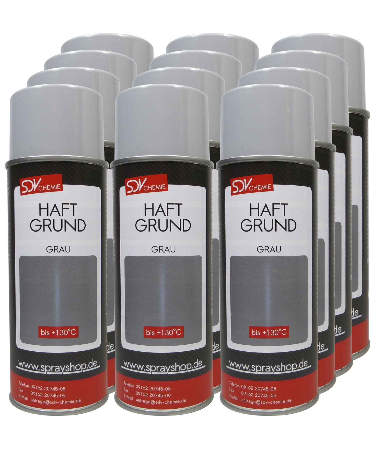 Haftgrund grau 12x 400ml Acryl Grundierung Rostprimer