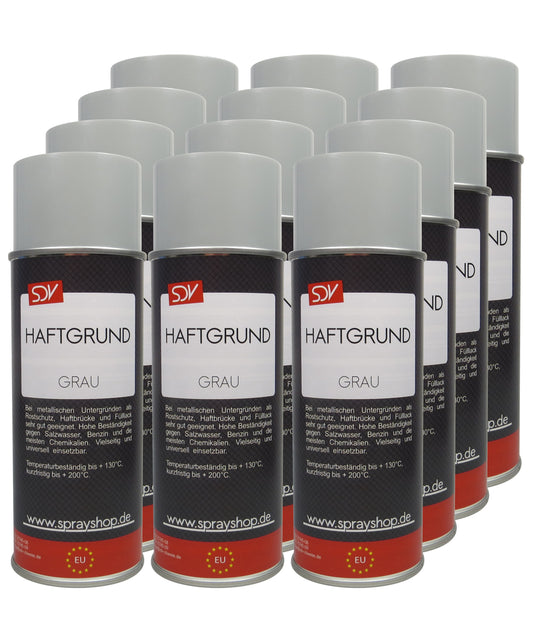 Haftgrund grau 12x 400ml Acryl Grundierung Rostprimer