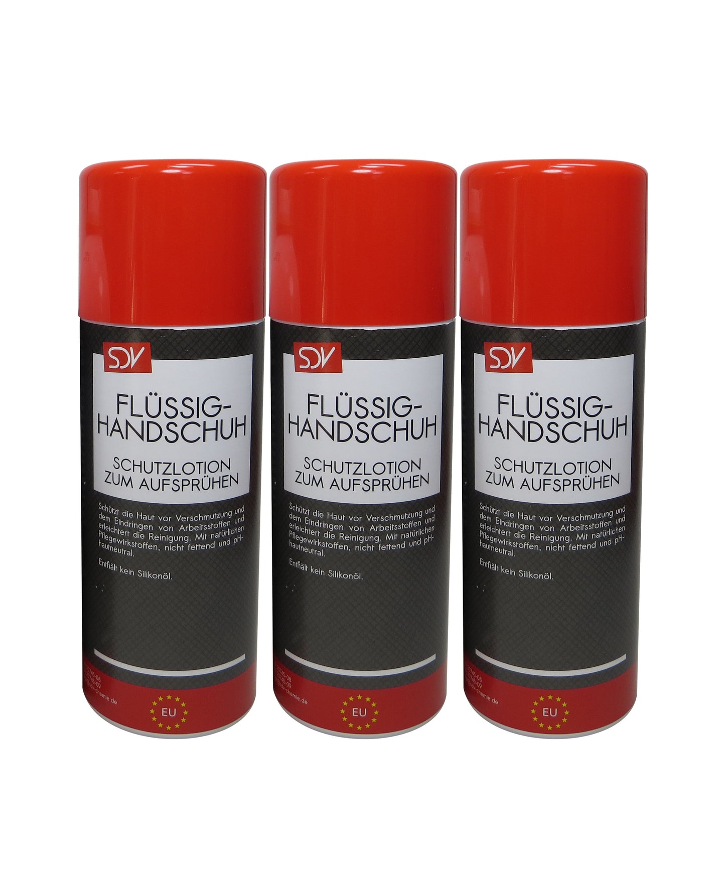 Flüssighandschuh 3x 400ml unsichtbarer abwaschbarer Creme Handschuh
