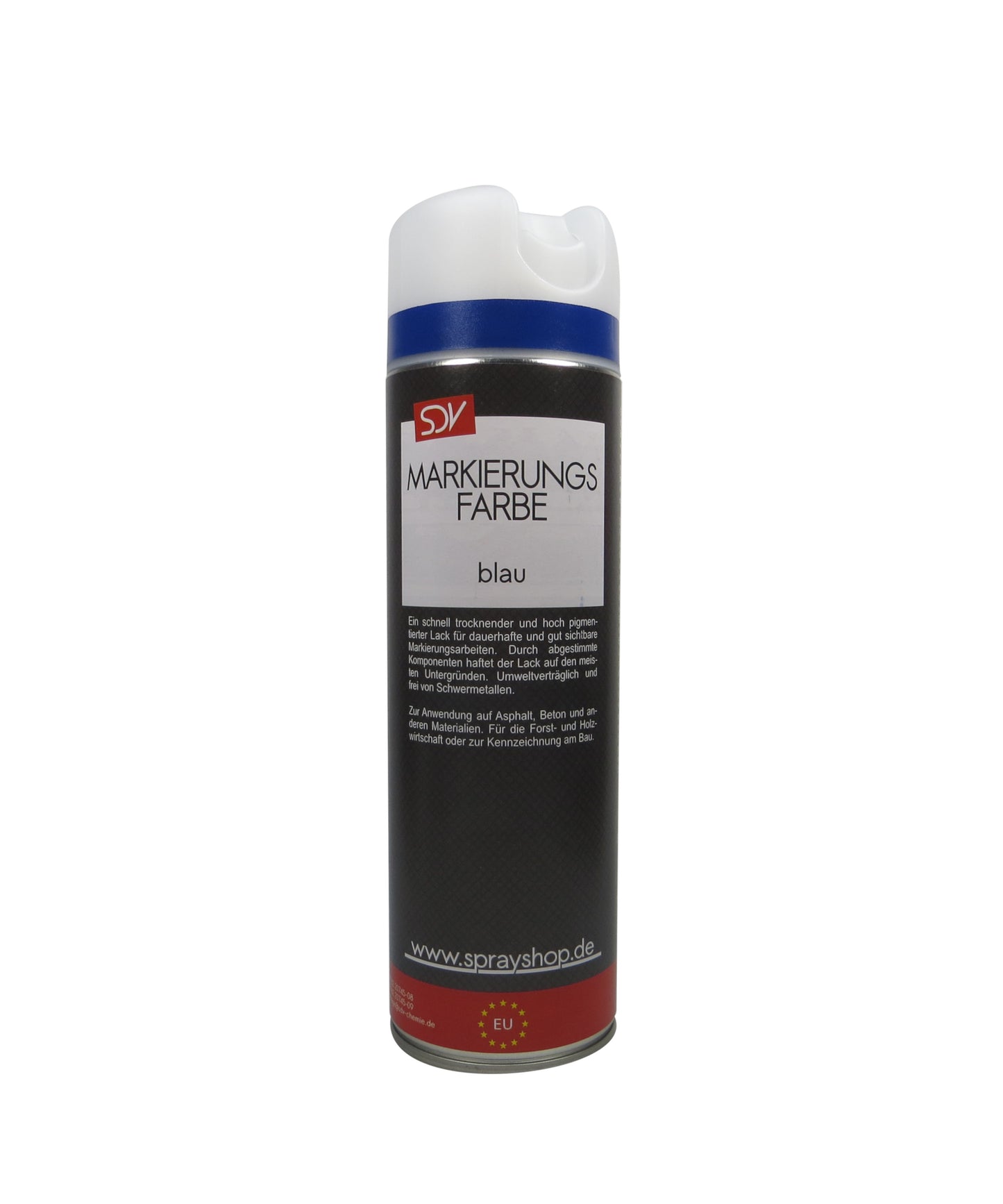 Markierungsfarbe blau 1x 500ml Markierspray Markierungsspray