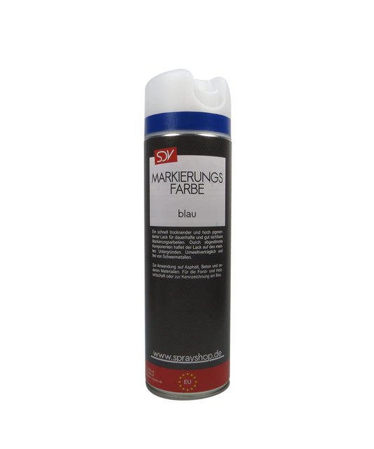 Markierungsfarbe blau 1x 500ml Markierspray Markierungsspray
