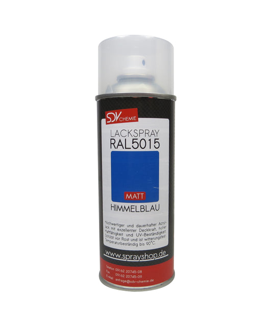 Lackspray RAL 5015 HIMMEBLAU matt 1x 400ml Acryllack