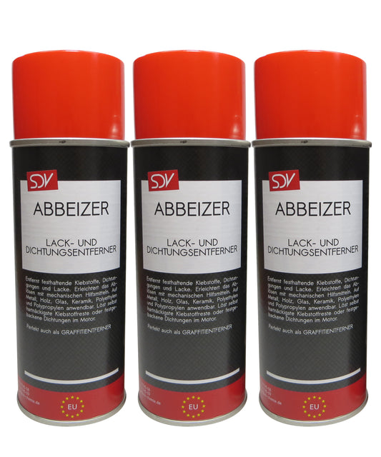 Abbeizer 3x 400ml Graffitientferner Lackentferner Dichtungsentferner