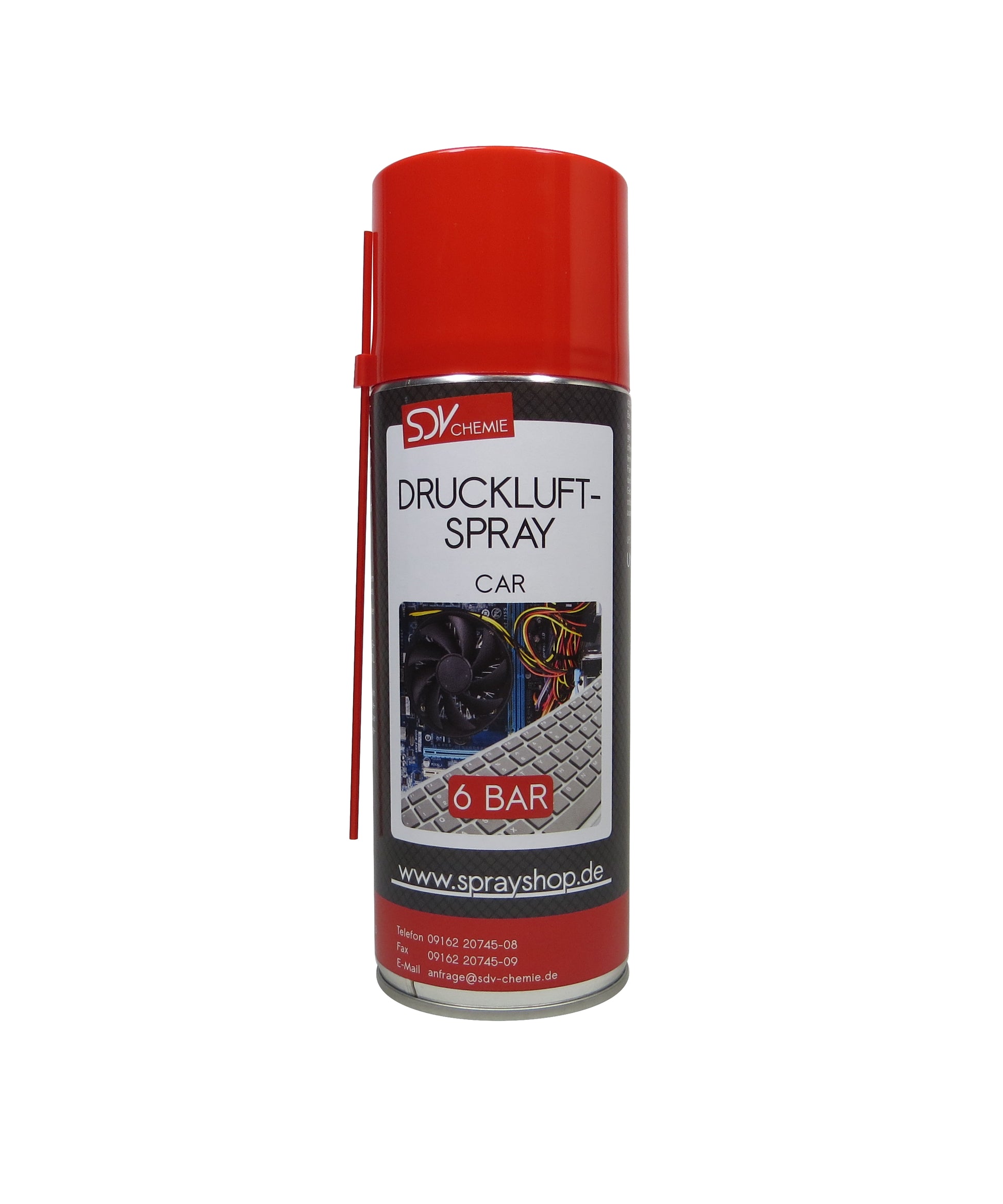 Druckluftspray CAR 1x 400ml Air Duster Druckluftreiniger
