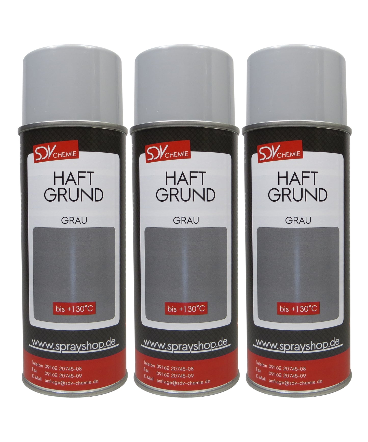 Haftgrund grau 3x 400ml Acryl Grundierung Rostprimer