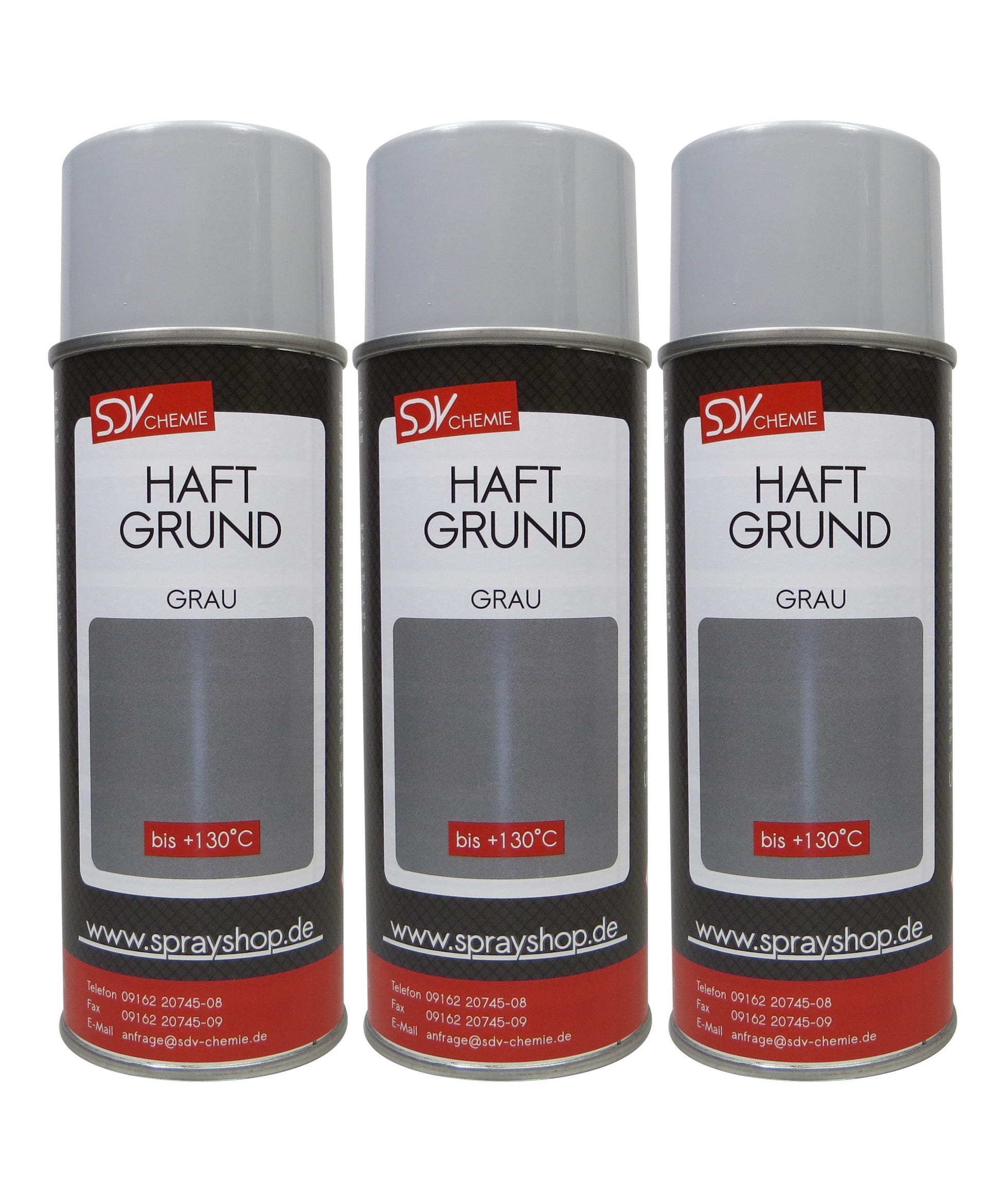 Haftgrund grau 3x 400ml Acryl Grundierung Rostprimer