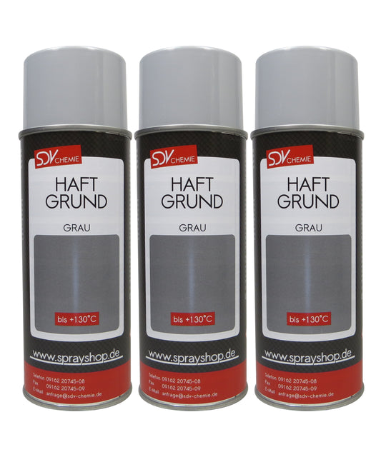Haftgrund grau 3x 400ml Acryl Grundierung Rostprimer