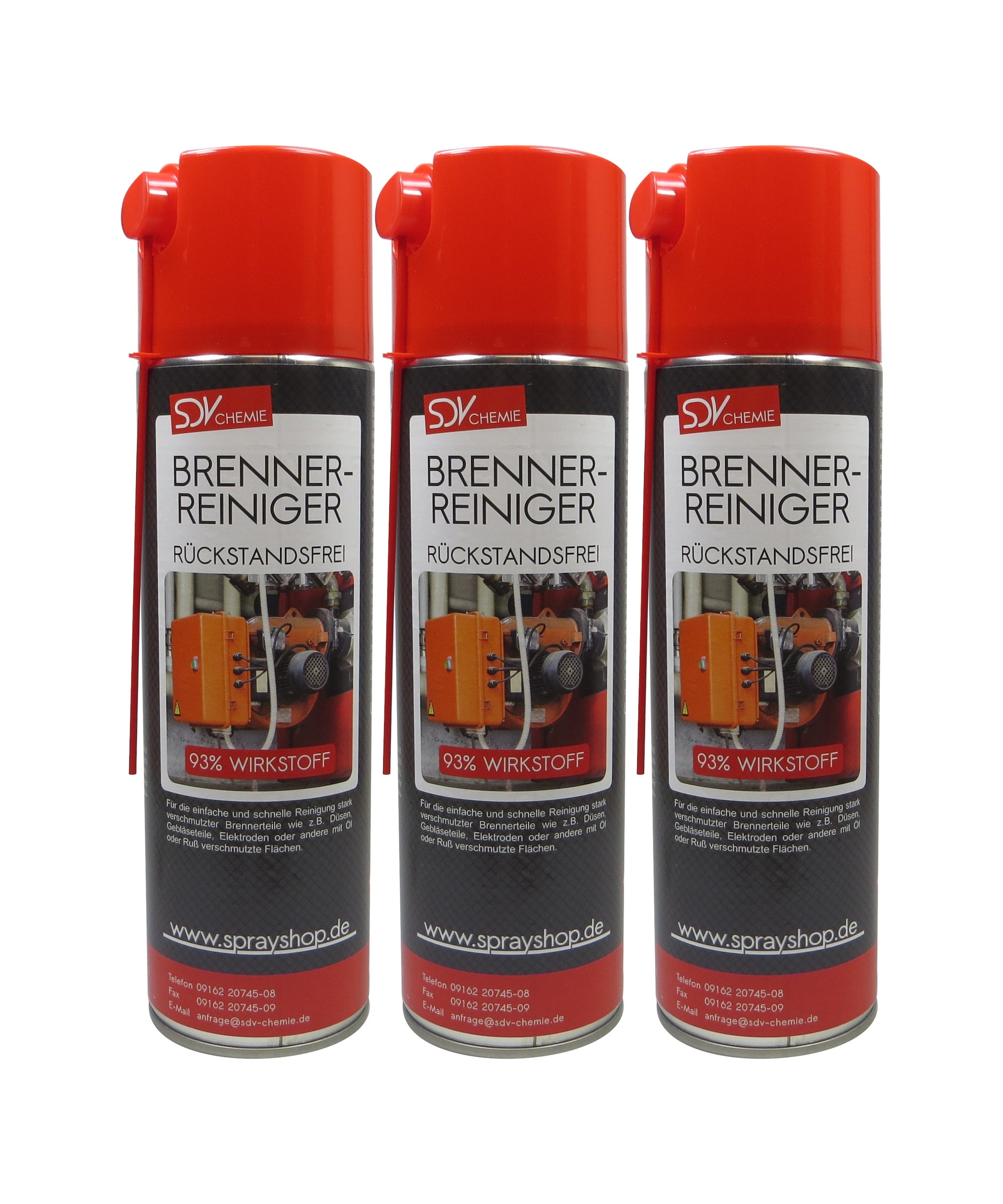 Brennerreiniger 3x 500ml Kesselreiniger Heizkessel Ölkesselreiniger