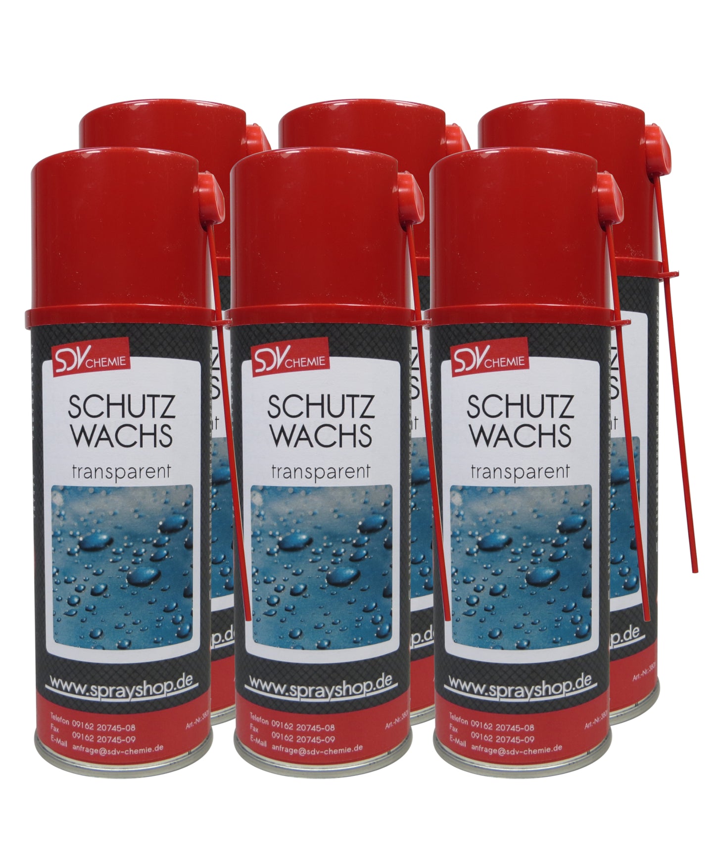 Schutzwachs 6x 400ml transparent milchig Sprühwachs Unterbodenschutz