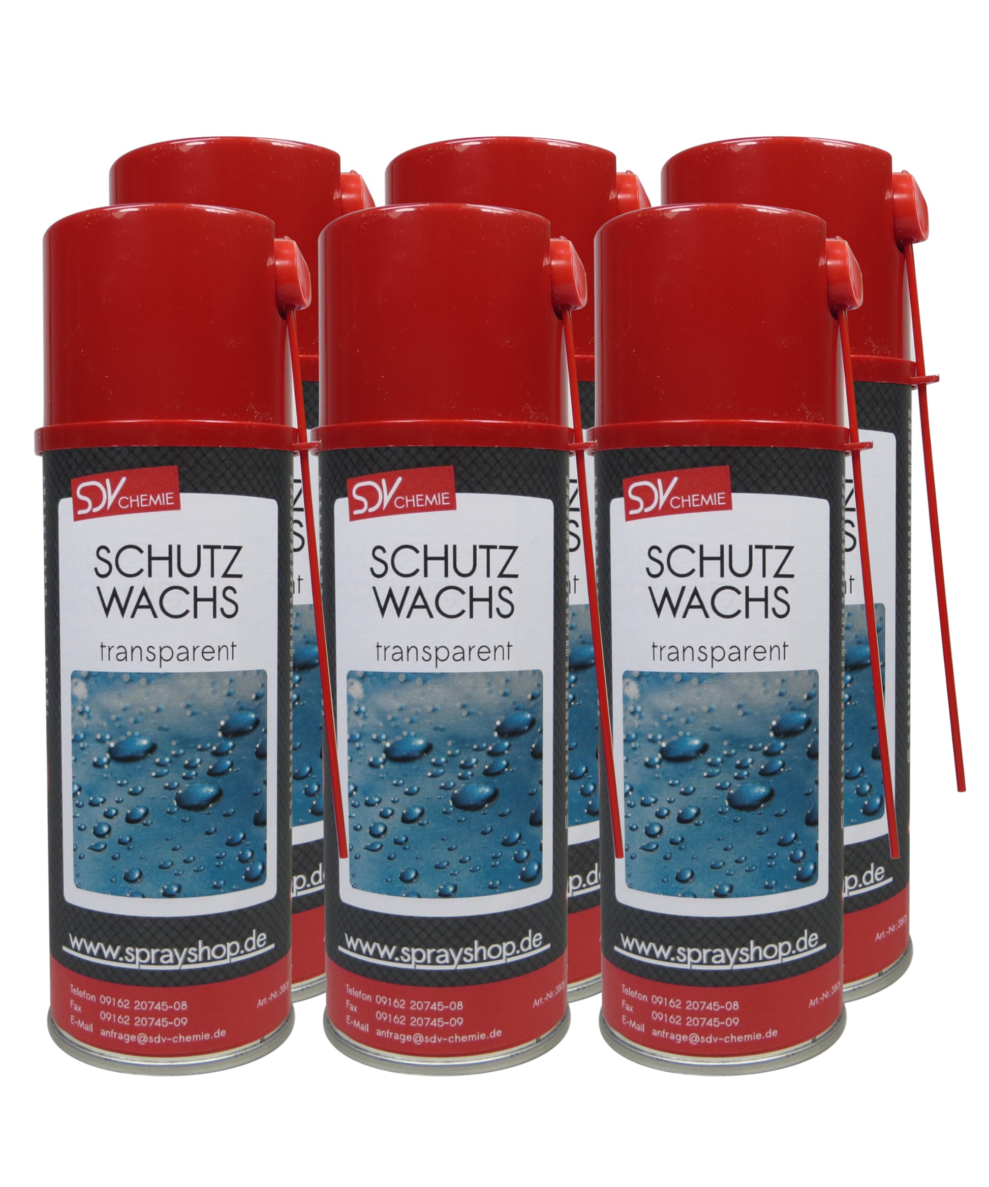 Schutzwachs 6x 400ml transparent milchig Sprühwachs Unterbodenschutz