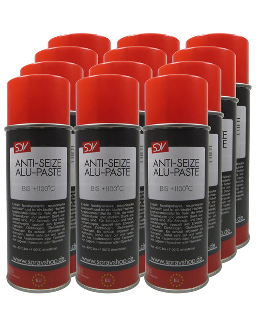 Anti Seize Alupaste 12x 400ml Aluminium Montagepaste Bremspaste 1100°C