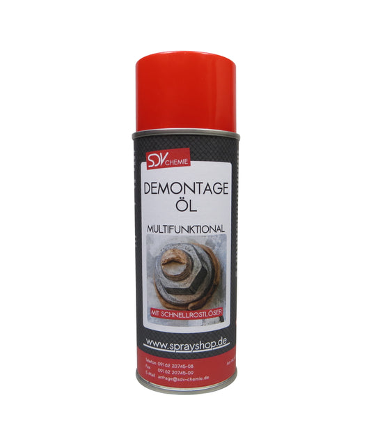 Demontageöl 1x 400ml mit MoS² Rostlöser Kriechöl Demontage-Öl