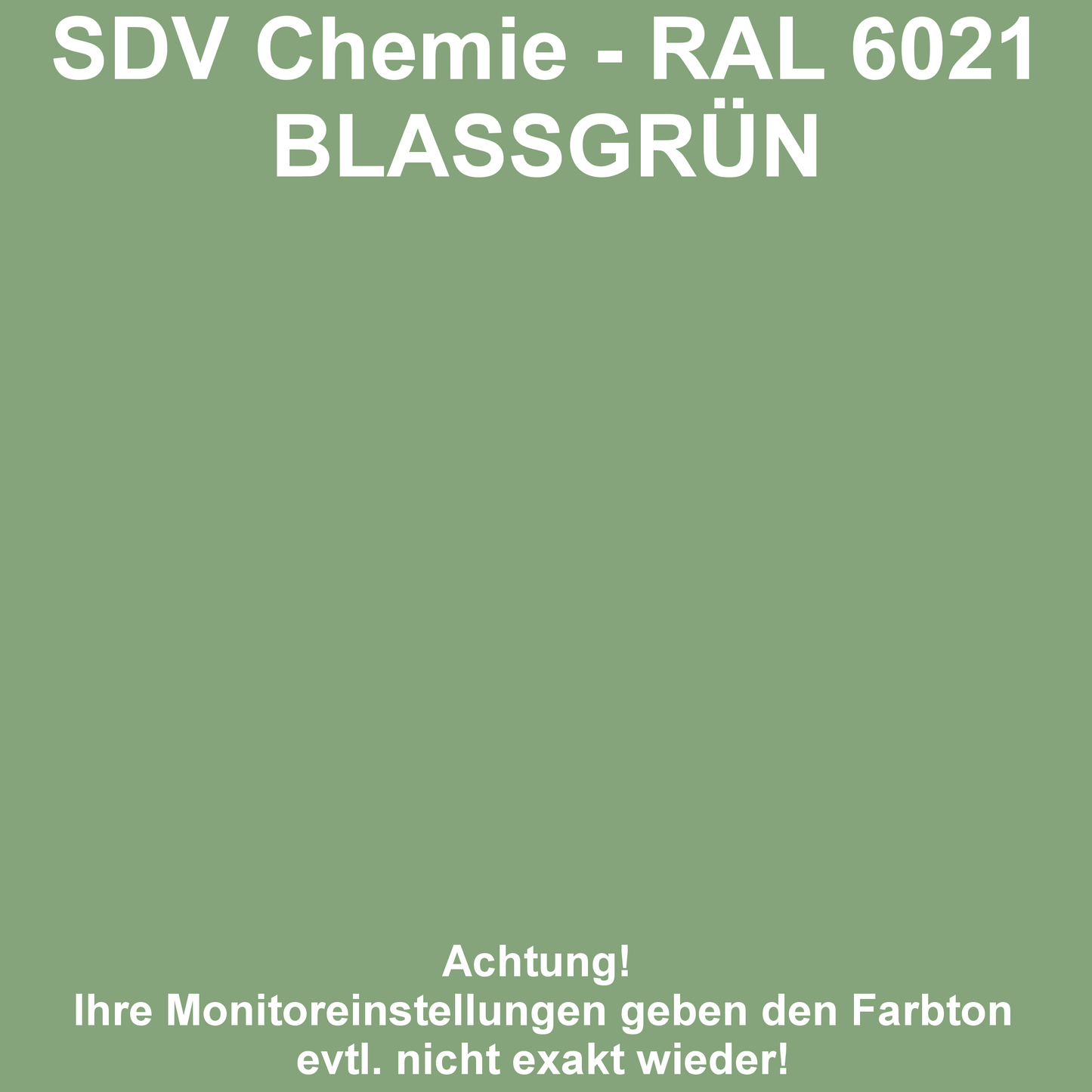 Lackspray RAL 6021 BLASSGRÜN glänzend 1x 400ml Acryllack