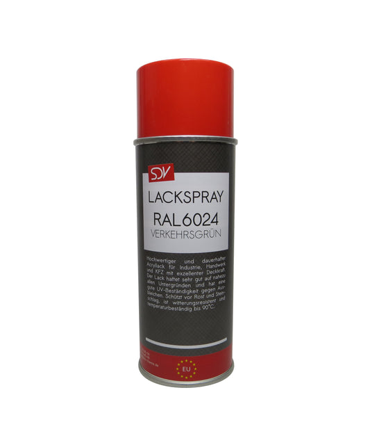 Lackspray RAL 6024 VERKEHRSGRÜN glänzend 1x 400ml Acryllack