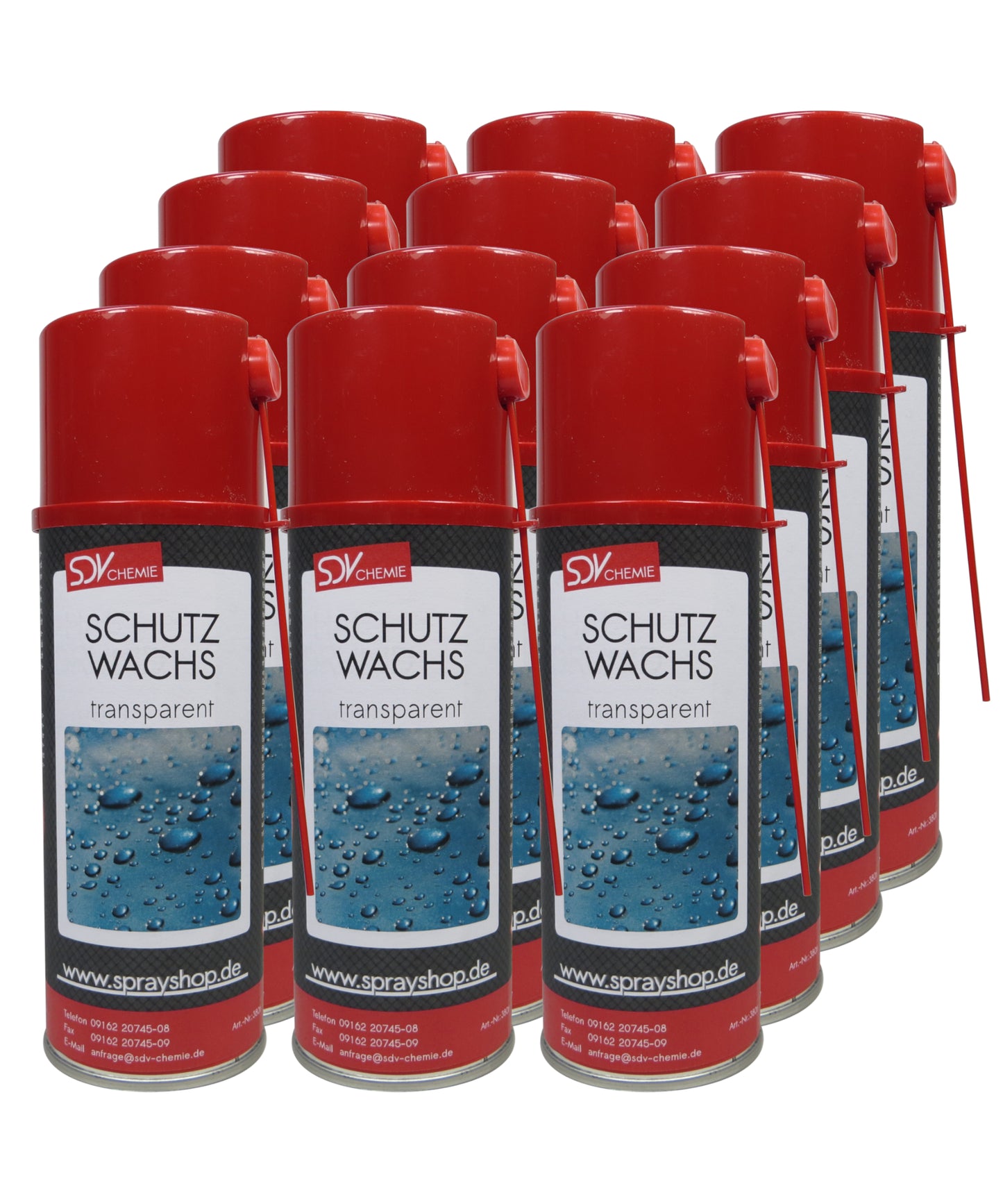 Schutzwachs 12x 400ml transparent milchig Sprühwachs Unterbodenschutz