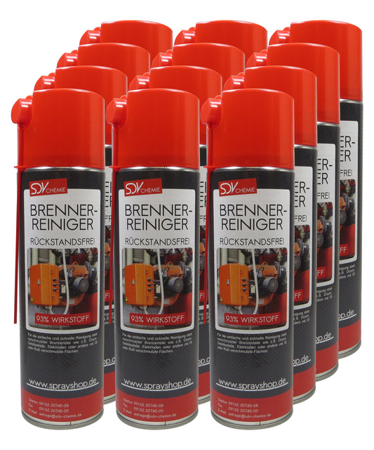 Brennerreiniger 12x 500ml Kesselreiniger Heizkessel Ölkesselreiniger
