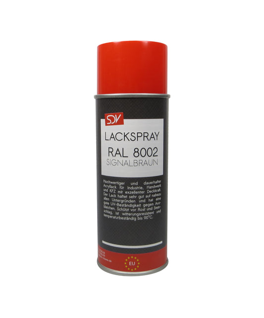 Lackspray RAL 8002 SIGNALBRAUN glänzend 1x 400ml Acryllack