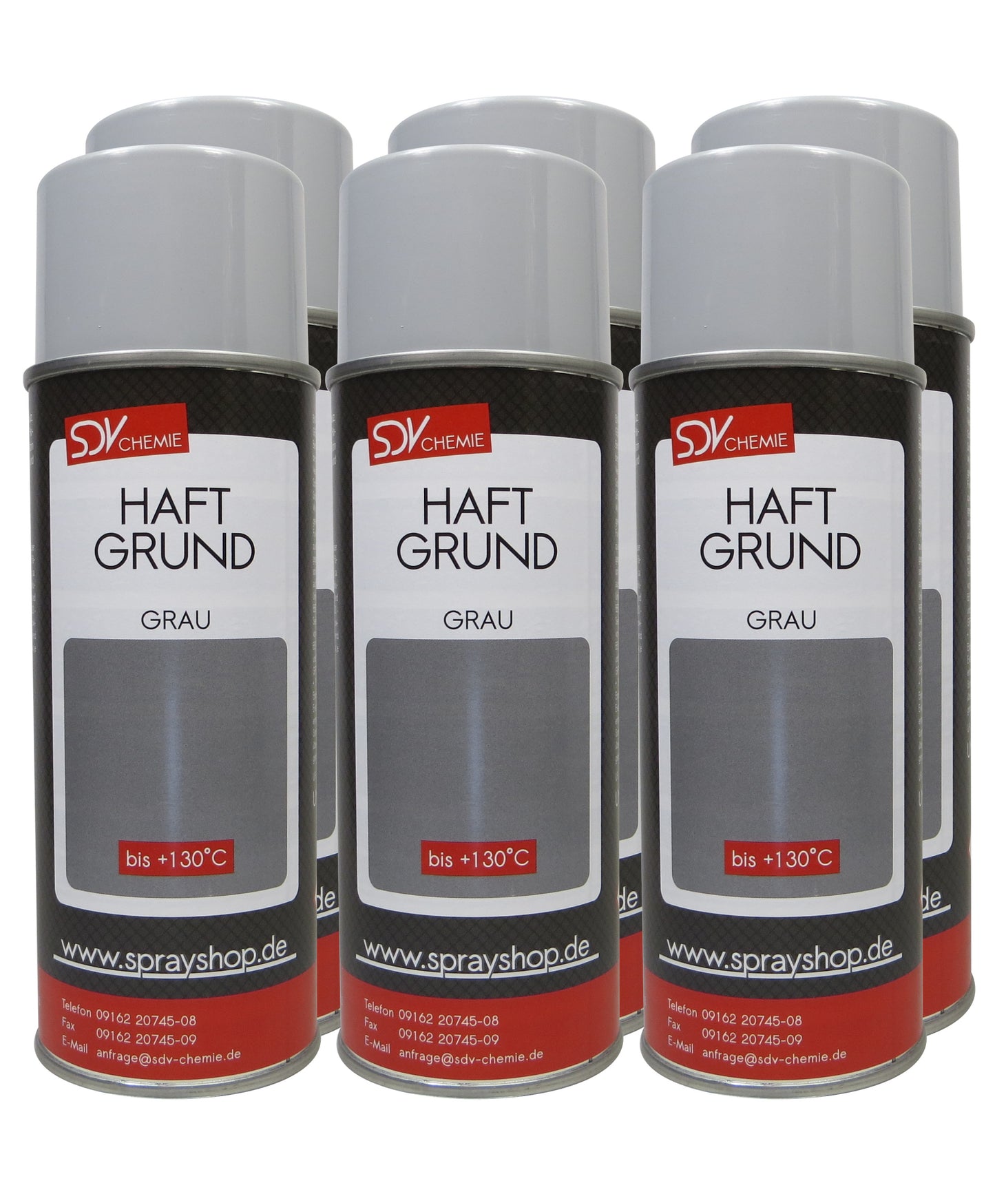 Haftgrund grau 6x 400ml Acryl Grundierung Rostprimer